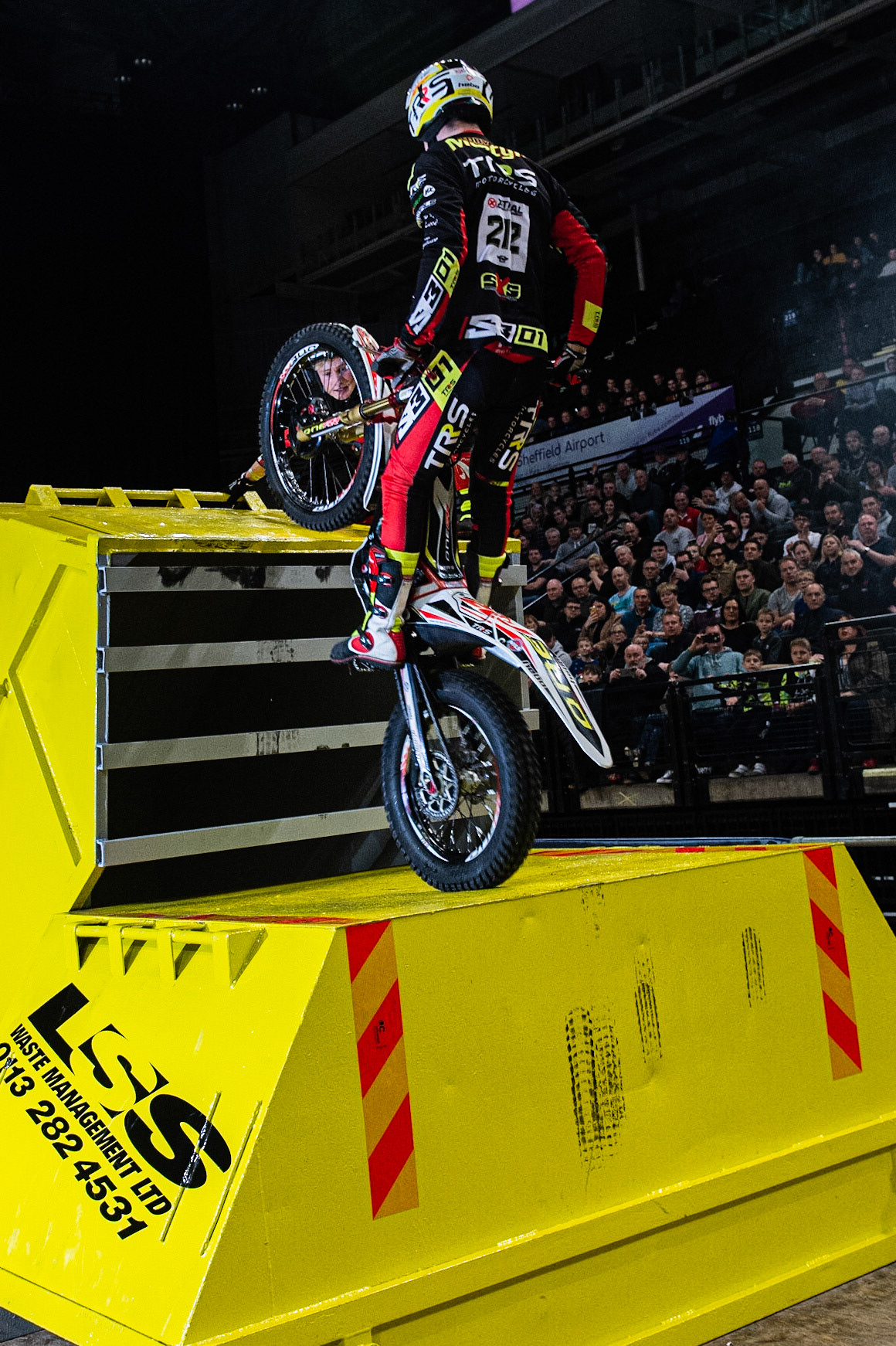 SHEFFIELD, ENGLAND  - DECEMBER 28TH  Toby Martyn, UK (Beta) on Section 6  during the 25th Anniversary Sheffield Indoor Trial at the FlyDSA Arena, Sheffield on Saturday 28th December 2019. (Credit: Ian Charles | MI News)