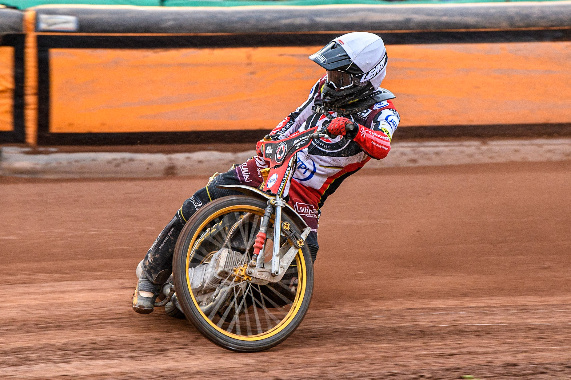 Norick Blodorn in action  for Belle Vue ATPI Aces during the Sports Insure Premiership match between Wolverhampton Wolves and Belle Vue Aces at Monmore Green Stadium, Wolverhampton on Monday 10th July 2023. (Photo: Ian Charles | MI News)