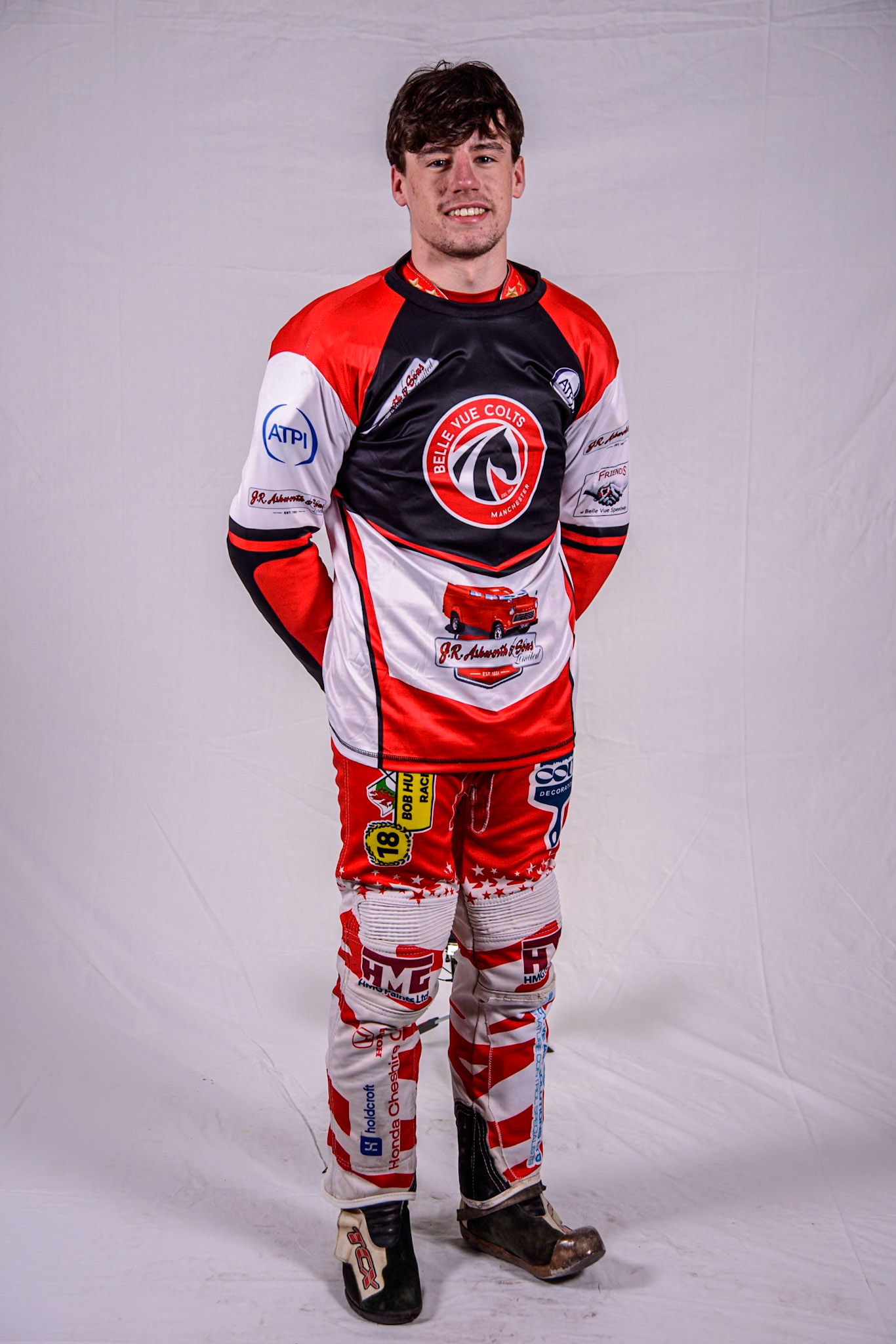Billy Budd - Belle Vue Colts during the Belle Vue Aces Media Day at the National Speedway Stadium, Manchester on Wednesday 12th March 2025. (Photo: Ian Charles | MI News)