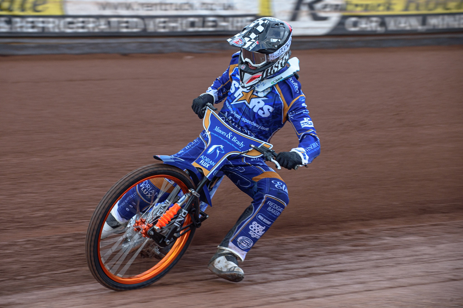 Photo: Ian CharlesLewis Kerr In ActionDiscovery Networks Eurosport Speedway Season Launch, National Speedway Stadium, Manchester Wednesday  12  May  2021