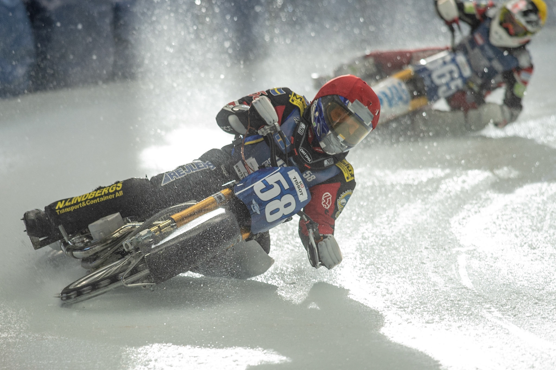 Photo: Ian Charles

Stefan Svensson (58) leads Charly Ebner (665)

FIM Ice Speedway Gladiators World Championship, Event 4.1, Max-Aicher-Arena, Inzell, Germany, Saturday 16 March 2019