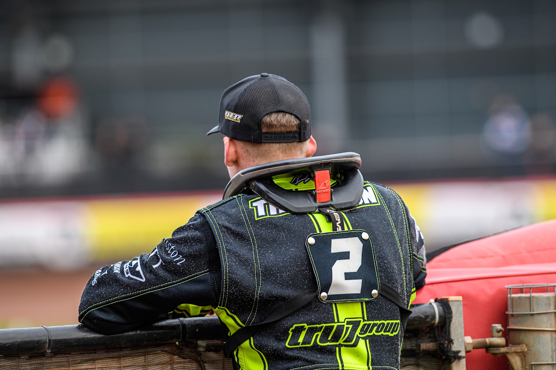 Ipswich Witches' Dan Thompson during the Rowe Motor Oil Premiership match between Belle Vue Aces and Ipswich Witches at the National Speedway Stadium, Manchester on Monday 1st July 2024. (Photo: Ian Charles | MI News)