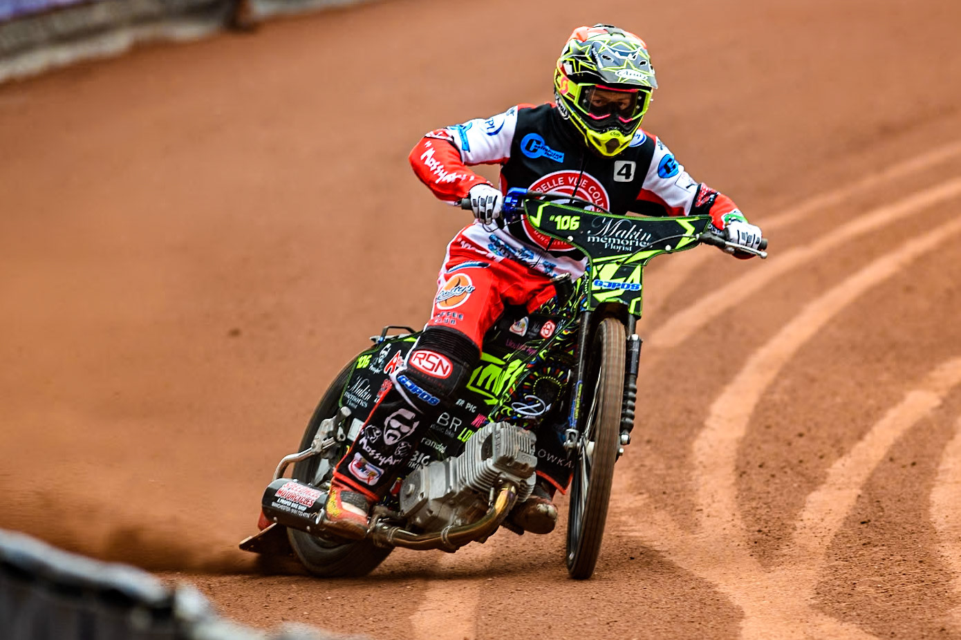 Belle Vue Colts' rider Luke Muff in action during the Belle Vue Aces Media Day at the National Speedway Stadium, Manchester on Monday 11th March 2024. (Photo: Ian Charles | MI News)