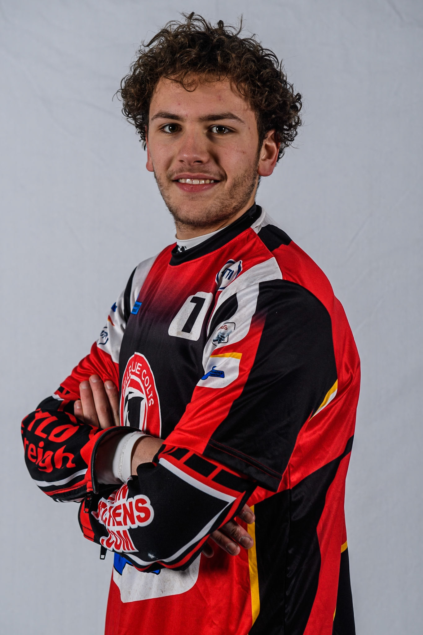 Belle Vue Colts' rider Harry McGurk during the Belle Vue Aces Media Day at the National Speedway Stadium, Manchester on Monday 11th March 2024. (Photo: Ian Charles | MI News)