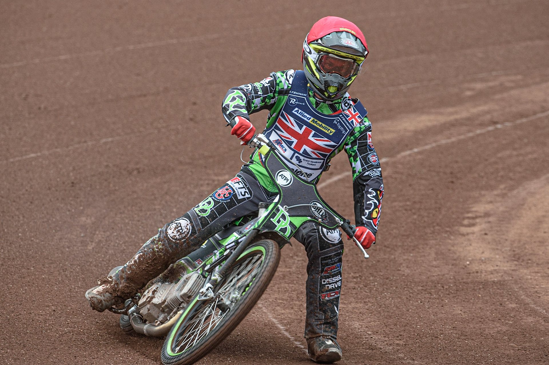 GLASGOW, UK. JUNE 19TH.  Charles Wright (Great Britain) after heat 2 during the FIM Speedway Grand Prix Qualifying Round at the Peugeot Ashfield Stadium, Glasgow on Saturday 19th June 2021. (Credit: Ian Charles | MI News)