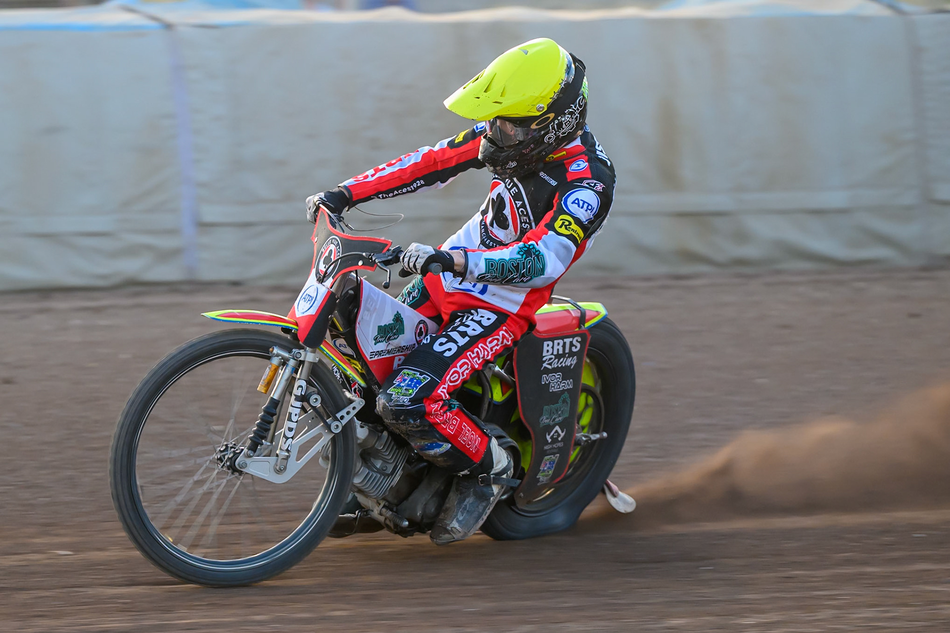 Tate Zischke of Belle Vue Aces  in action during the Rowe Motor Oil Premiership match between Northampton Foxes and Belle Vue Aces at Northampton International Shaleway, Northampton on Thursday 13th August 2026. (Photo: Ian Charles | MI News)