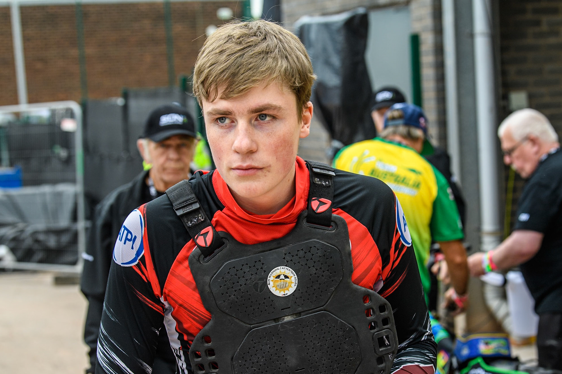 Norick Blödorn of Germany during the Monster Energy FIM Speedway of Nations 2 (Under 21) Final at the National Speedway Stadium, Manchester on Friday 12th July 2024. (Photo: Ian Charles | MI News)