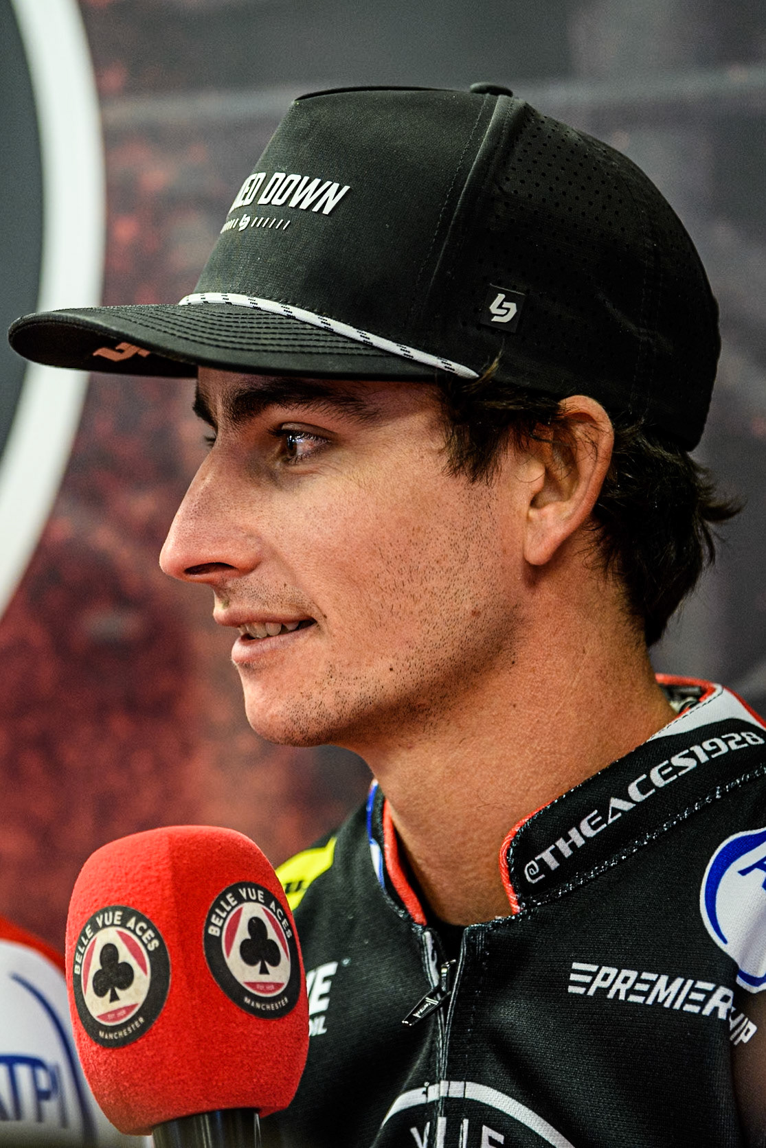 Zack Cook during the Belle Vue Aces Media Day at the National Speedway Stadium, Manchester on Wednesday 12th March 2025. (Photo: Ian Charles | MI News)