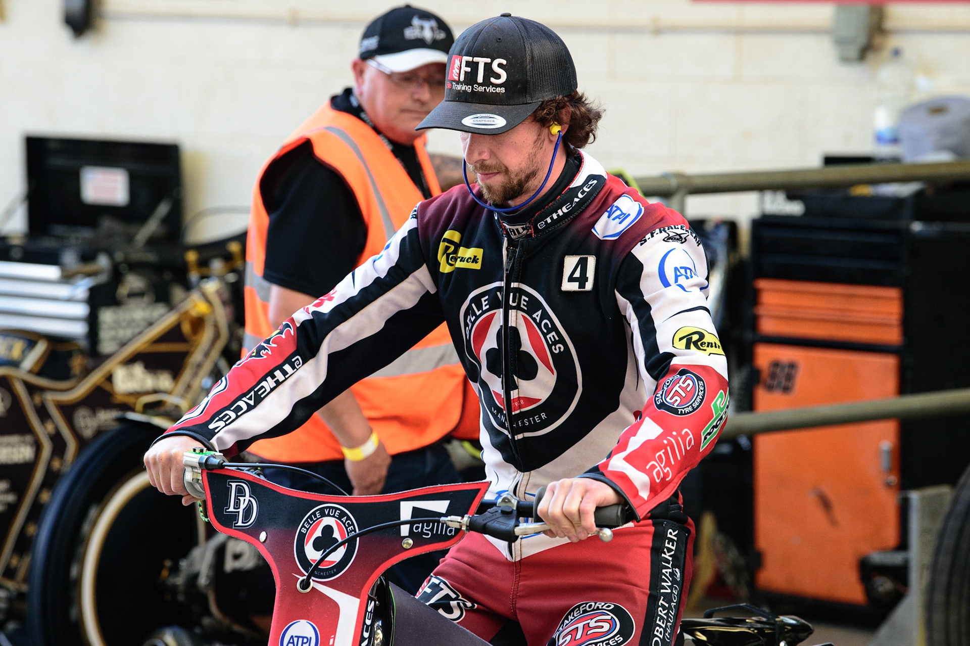 Charles Wright  - Belle Vue ATPI Aces during the SGB Premiership match between Belle Vue Aces and Ipswich Witches at the National Speedway Stadium, Manchester on Monday 8th August 2022. (Credit: Ian Charles | MI News)