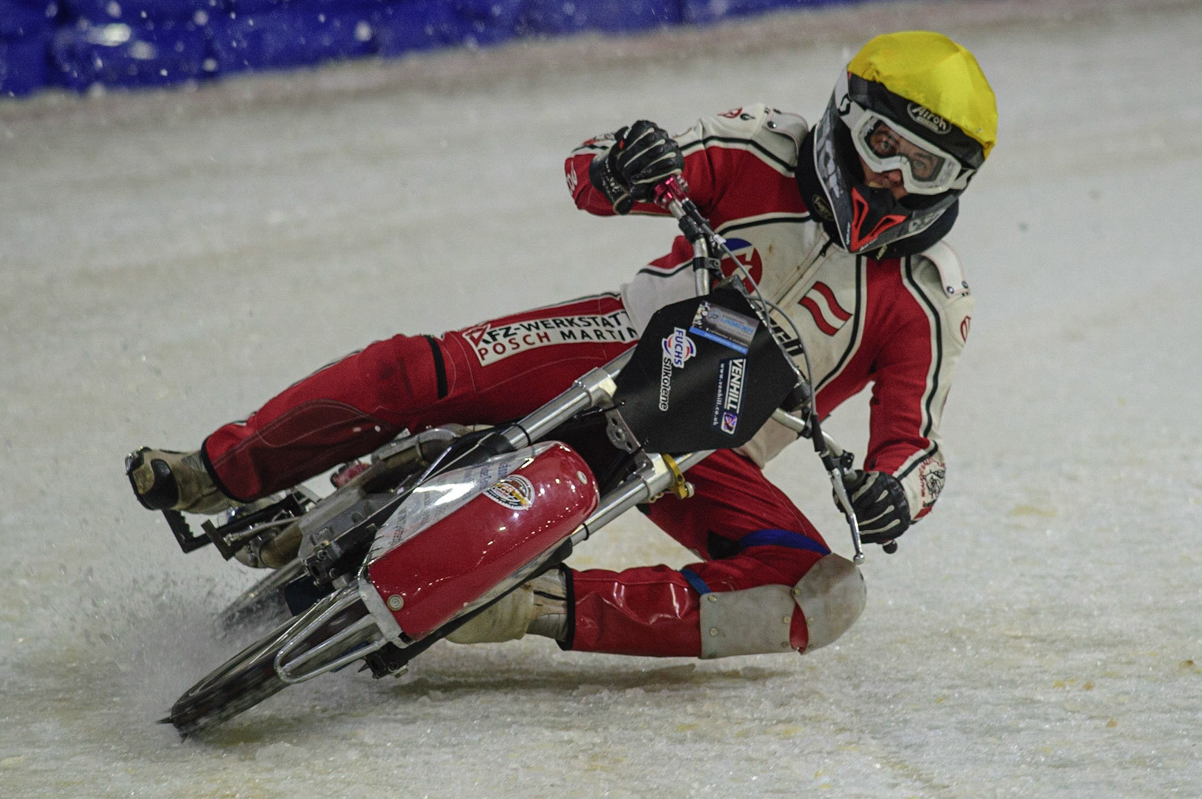 HEERENVEEN, NL. APR 1. Martin Posch in action  during the ROLOEF THIJS BOKAAL  at Ice Rink Thialf, Heerenveen on Friday 1st April 2022. (Credit: Ian Charles | MI News)