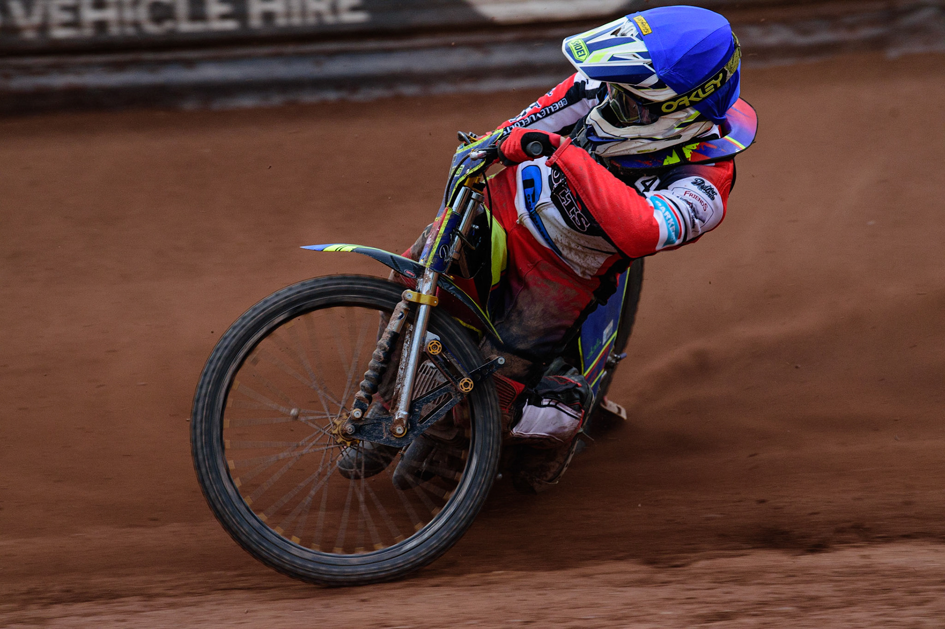 MANCHESTER, UK. JUN 24TH  Nathan Ablitt  in action  for Belle Vue Cool Running Colts  during the National Development League match between Belle Vue Colts and Berwick Bullets at the National Speedway Stadium, Manchester on Friday 24th June 2022. (Credit: Ian Charles | MI News)