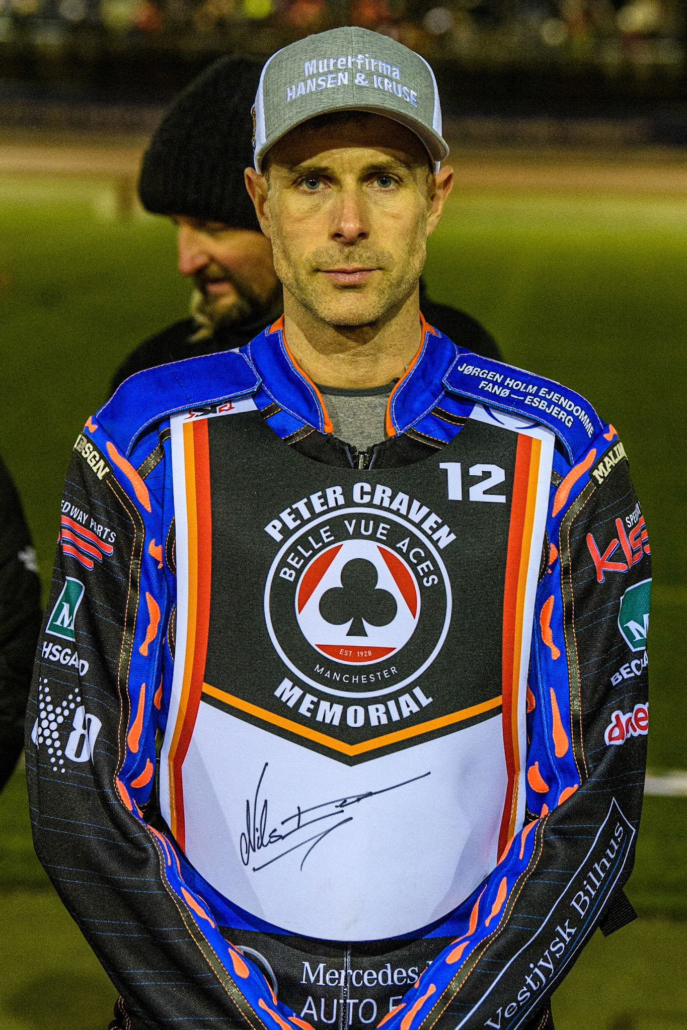 Niels-Kristian Iversen during the Peter Craven Memorial Trophy at the National Speedway Stadium, Manchester on Monday 17th March 2025. (Photo: Ian Charles | MI News)