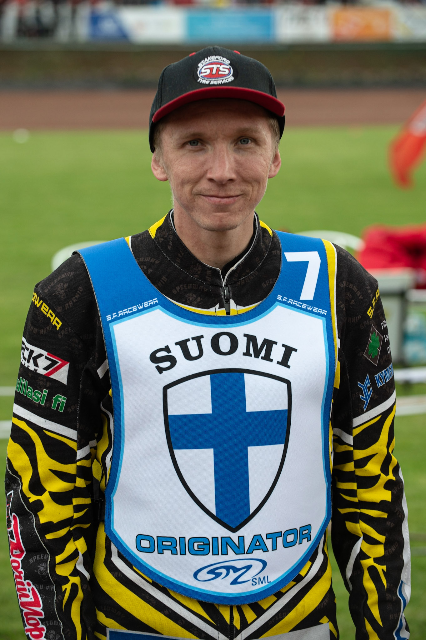 Photo by Ian Charles:

Tero Aarnio - Finland

FIM Speedway Grand Prix World Championship - Qualifying Round 1, Peugeot Ashfield Stadium, Glasgow, 8 June 2019