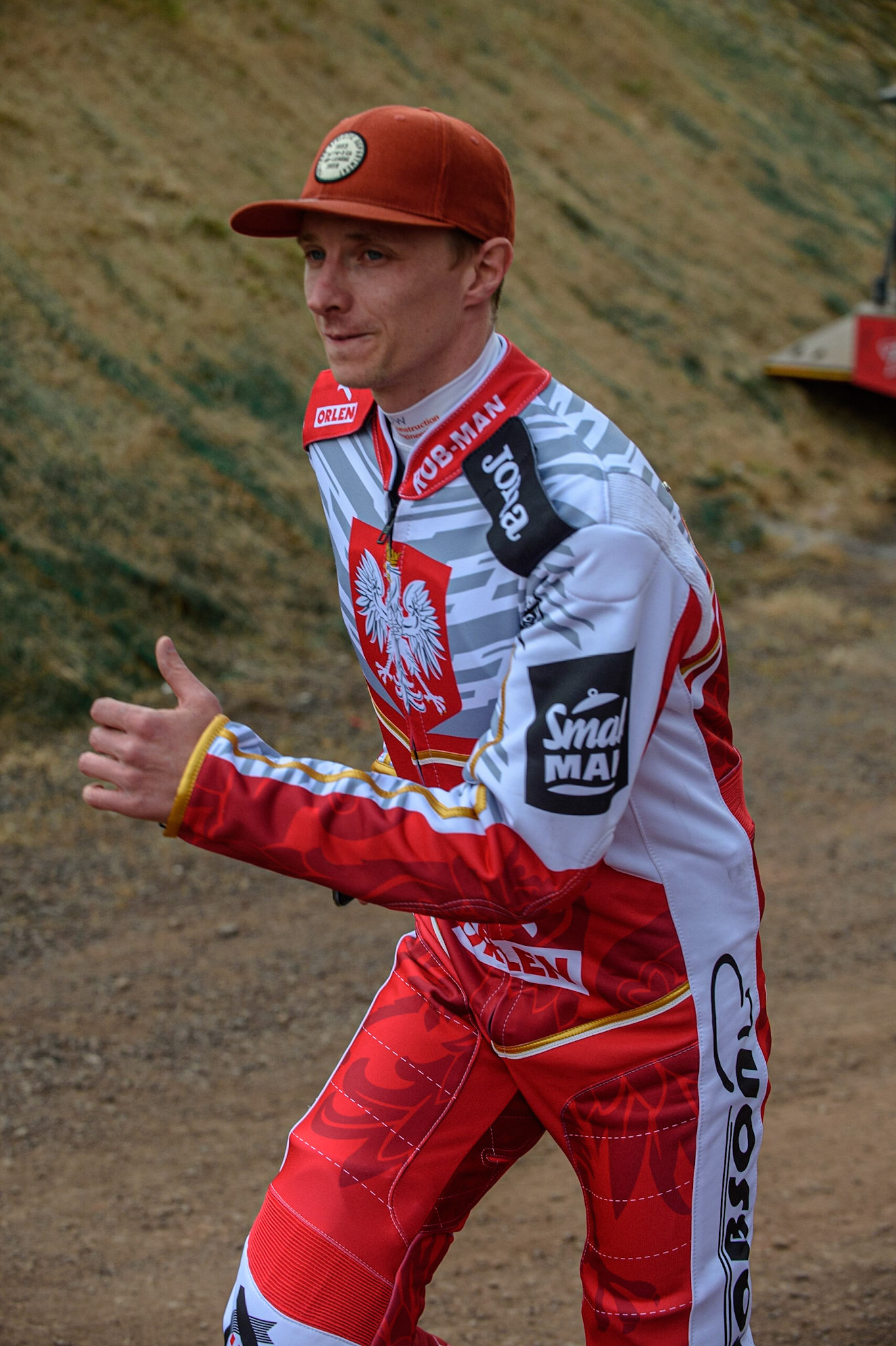 GLASGOW, UK. JUNE 19TH.  Tobiasz Musielak (Poland) during the FIM Speedway Grand Prix Qualifying Round at the Peugeot Ashfield Stadium, Glasgow on Saturday 19th June 2021. (Credit: Ian Charles | MI News)