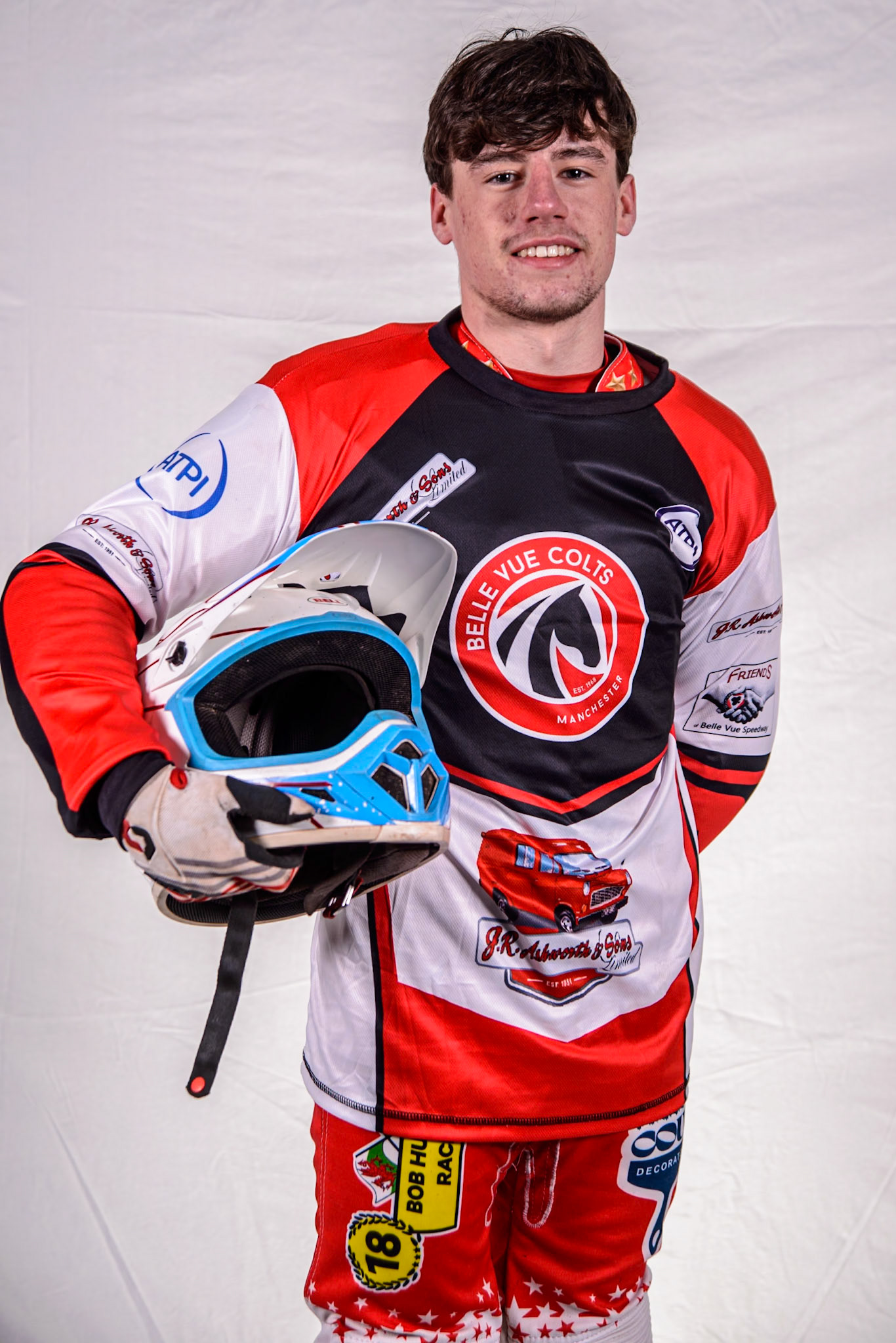Billy Budd - Belle Vue Colts during the Belle Vue Aces Media Day at the National Speedway Stadium, Manchester on Wednesday 12th March 2025. (Photo: Ian Charles | MI News)
