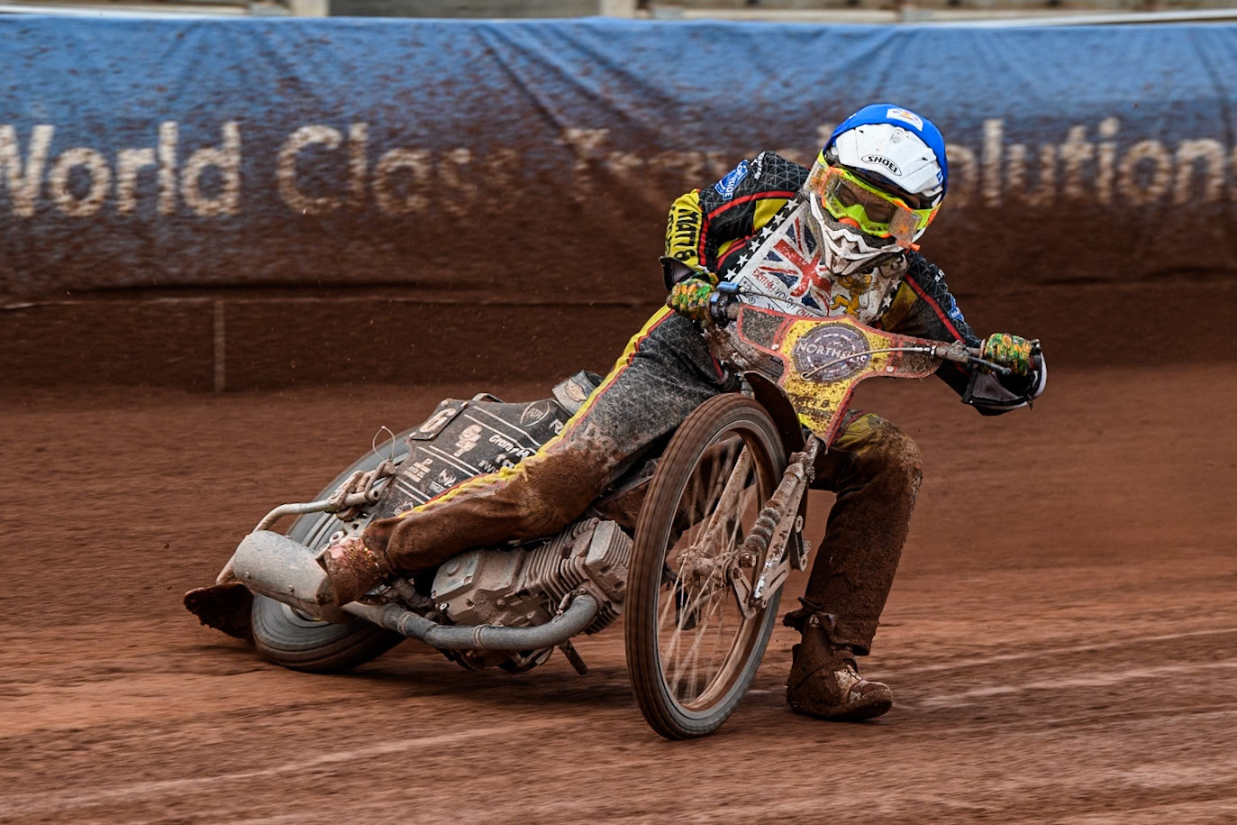 Laylen Richardson (500cc)  in action during the British Youth 500cc Championships at the National Speedway Stadium, Manchester on Friday 2nd August 2024. (Photo: Ian Charles | MI News)