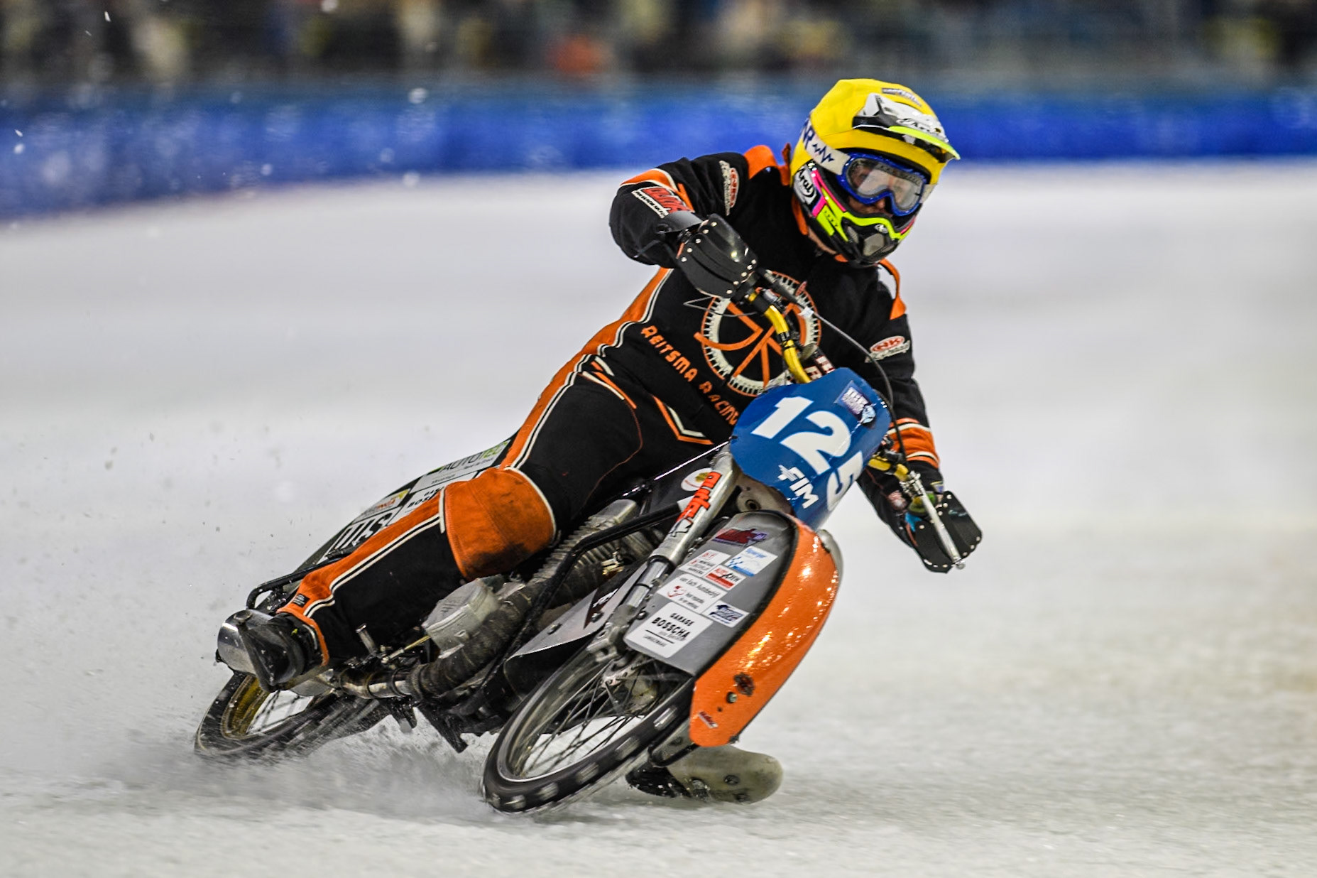Sebastian Reitsma of The Netherlands in action during the Roelof Thijs Bokaal, Ice Rink Thialf, Heerenveen, Netherlands on Friday 4th April 2025. (Photo: Ian Charles | MI News)