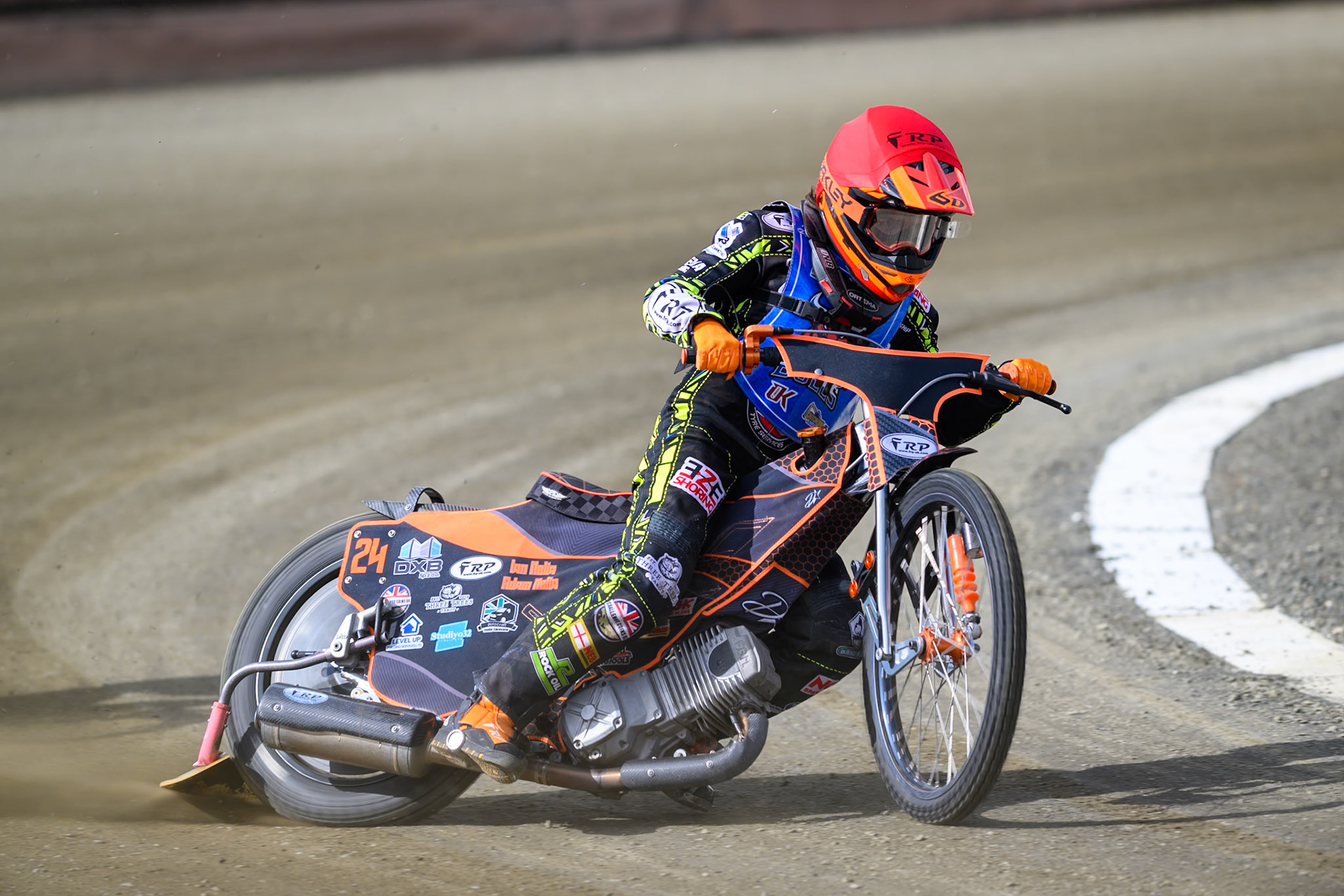Jack Smith of Buxton Bulls  in action during the Regina Chains Fours at Buxton Speedway, Buxton on Sunday 5th April 2026. (Photo: Ian Charles | MI News)