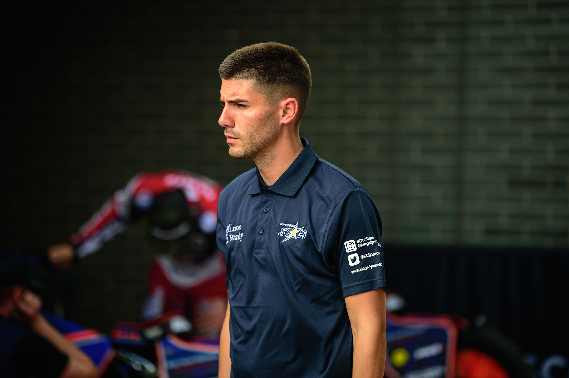 MANCHESTER UK  Alex Brady  Team Manager of King’s Lynn Minors &amp; Brady Stars  during the SGB Premiership match between Belle Vue Aces and King's Lynn Stars at the National Speedway Stadium, Manchester on Monday 11th July 2022. (Credit: Ian Charles | MI News)