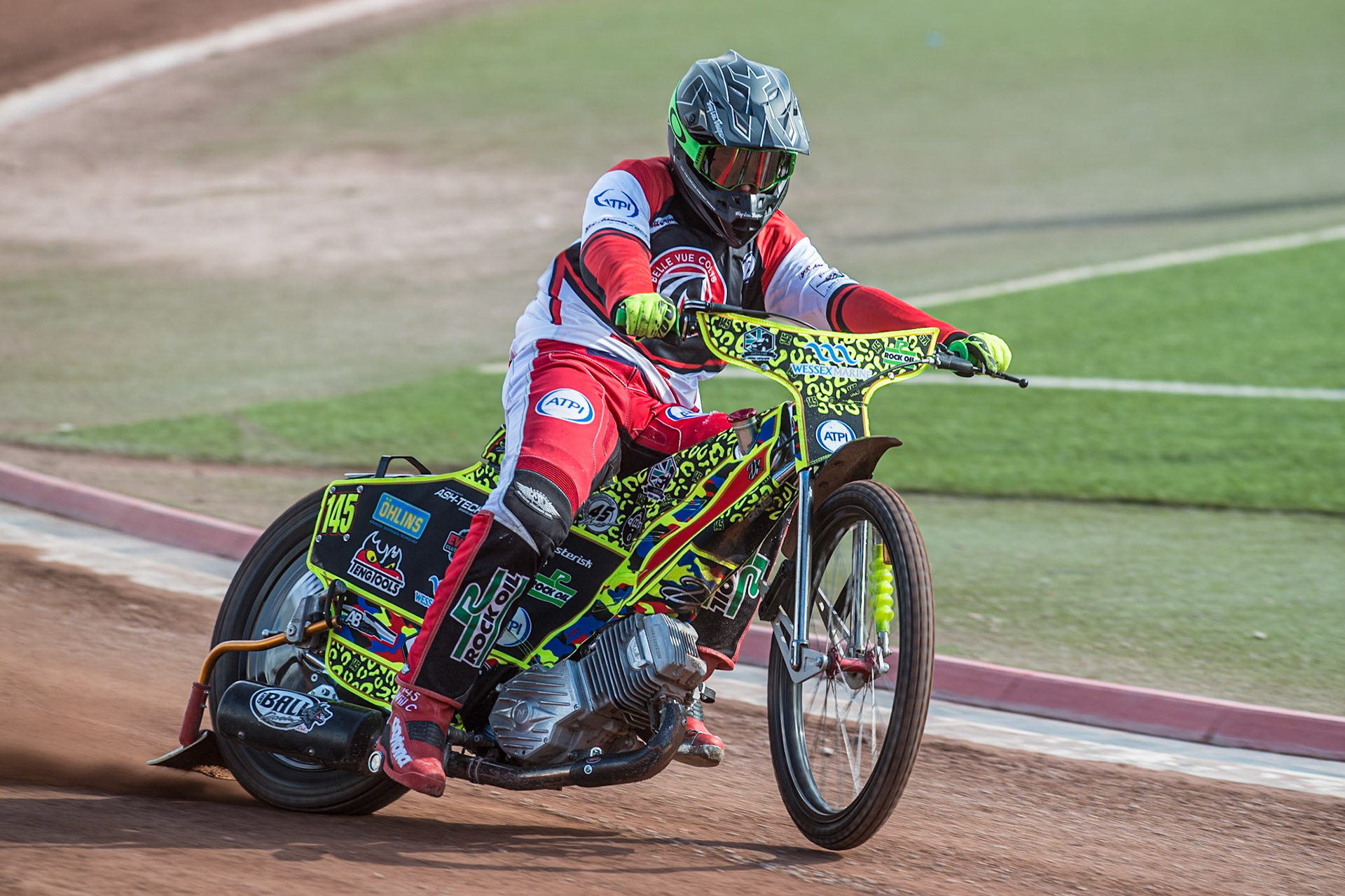 Will Cairns in action during the Belle Vue Aces Media Day at the National Speedway Stadium, Manchester on Wednesday 12th March 2025. (Photo: Ian Charles | MI News)