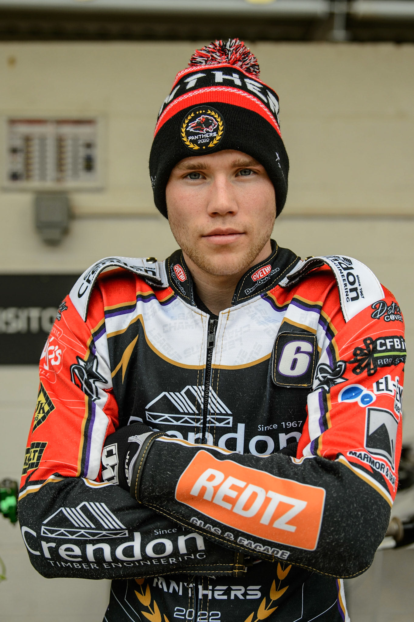 MANCHESTER, UK. MAY 2ND  Benjamin Basso  - Peterborough Crendon Panthers  during the SGB Premiership match between Belle Vue Aces and Peterborough at the National Speedway Stadium, Manchester on Monday 2nd May 2022. (Credit: Ian Charles | MI News)