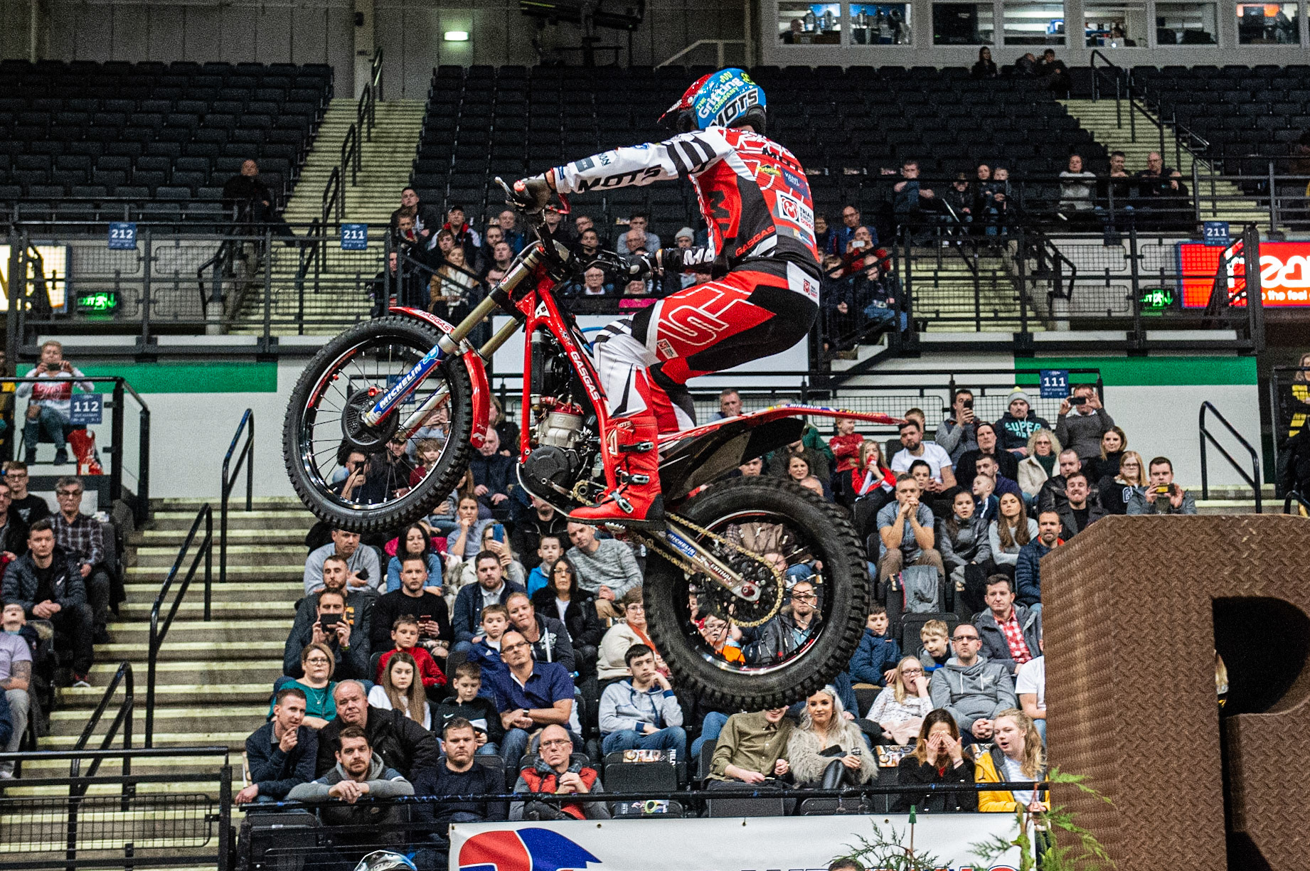 SHEFFIELD, ENGLAND  - DECEMBER 28TH Jack Price, UK (GasGas) on the Red Bull section 4   during the 25th Anniversary Sheffield Indoor Trial at the FlyDSA Arena, Sheffield on Saturday 28th December 2019. (Credit: Ian Charles | MI News)