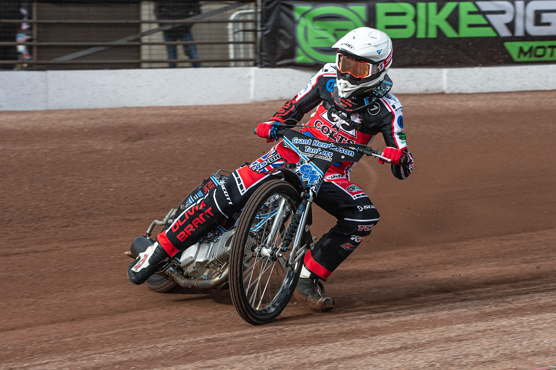 MANCHESTER, ENGLAND  - March 12  Harry McGurk of Belle Vue Colts in action   during The Belle Vue Speedway Media Day, at The National Speedway Stadium, Manchester, on Thursday 12 March 2020. (Credit: Ian Charles | MI News)