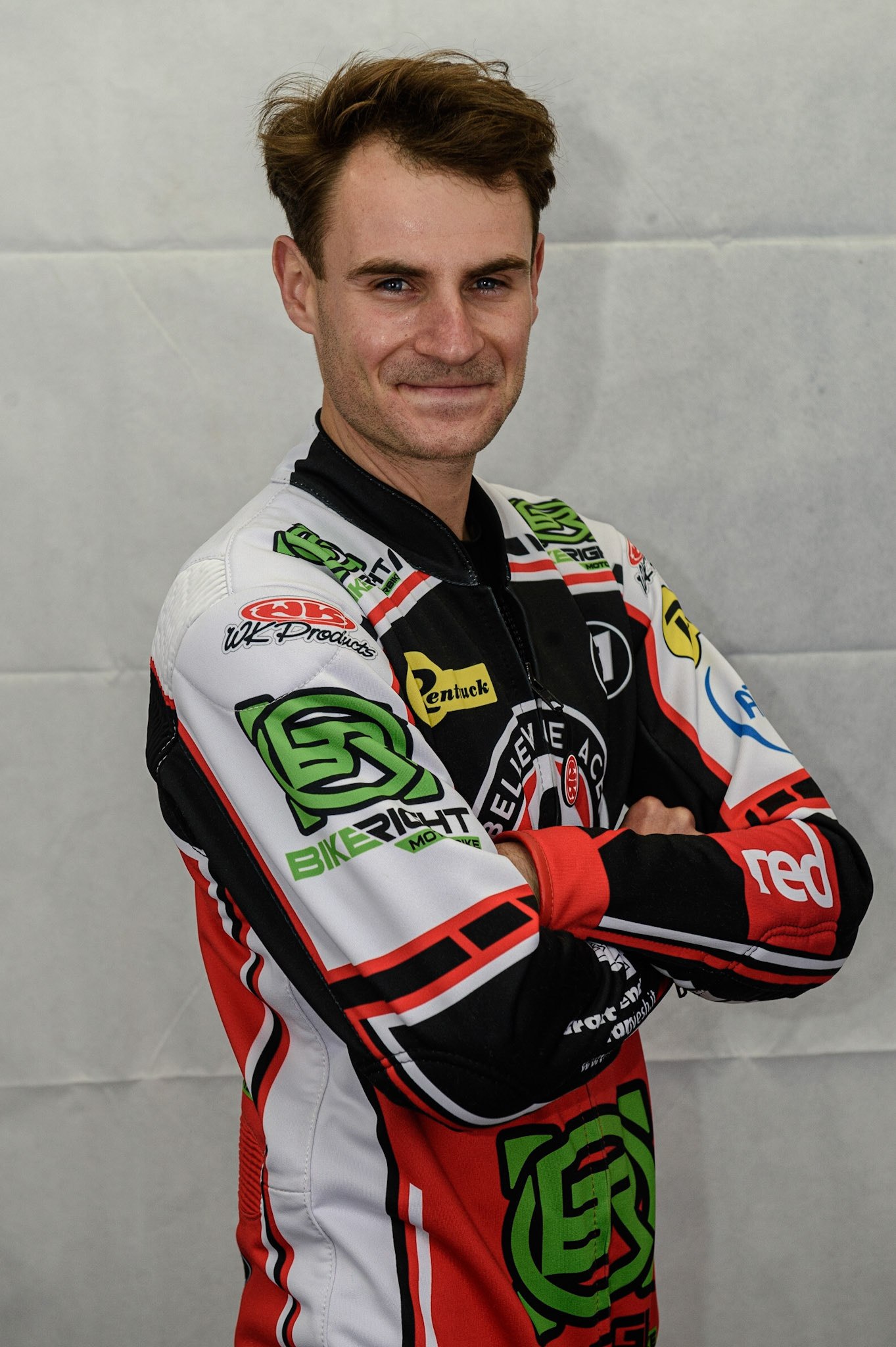 Photo: Ian CharlesRichie Worrall -  Belle Vue AcesBelle Vue Press &amp; Practice, , National Speedway Stadium, Manchester Thursday  13  May  2021