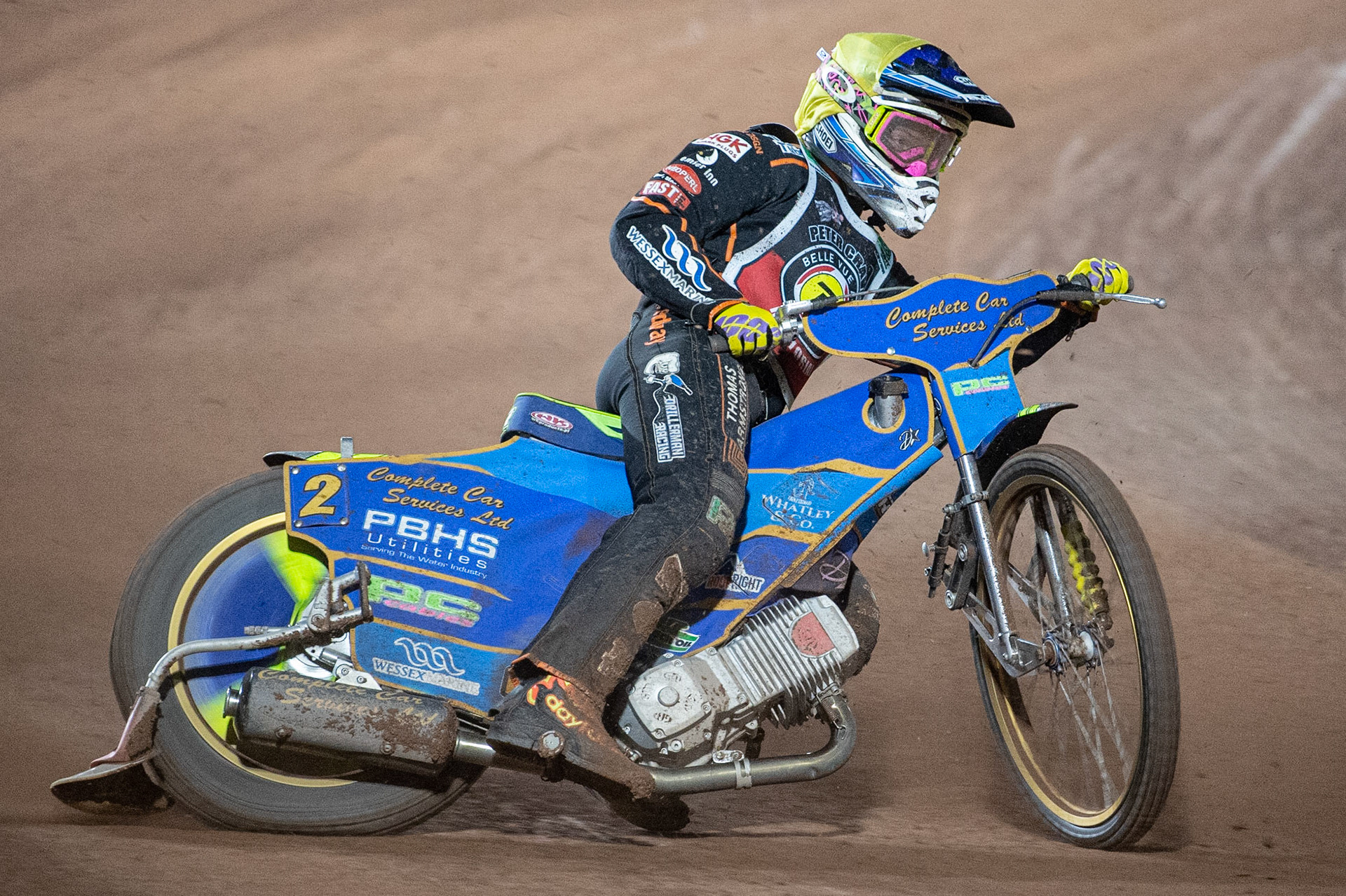Photo: Ian CharlesKyle Howarth in action Peter Craven Memorial Trophy, National Speedway Stadium, Manchester Thursday  22  October  2020
