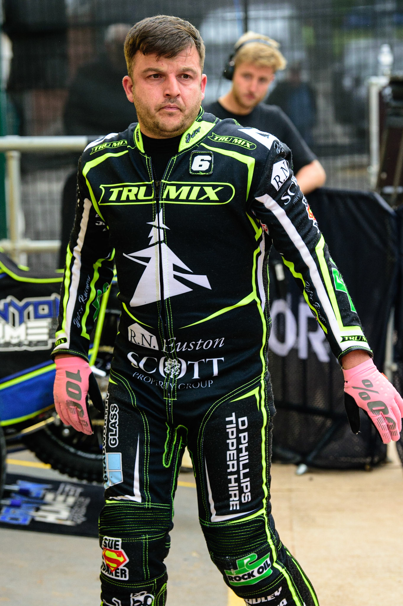 MANCHESTER, UK. JUN 6TH  Ben Barker  - Ipswich TruMix Witches  during the SGB Premiership match between Belle Vue Aces and Ipswich Witches at the National Speedway Stadium, Manchester on Monday 6th June 2022. (Credit: Ian Charles | MI News)