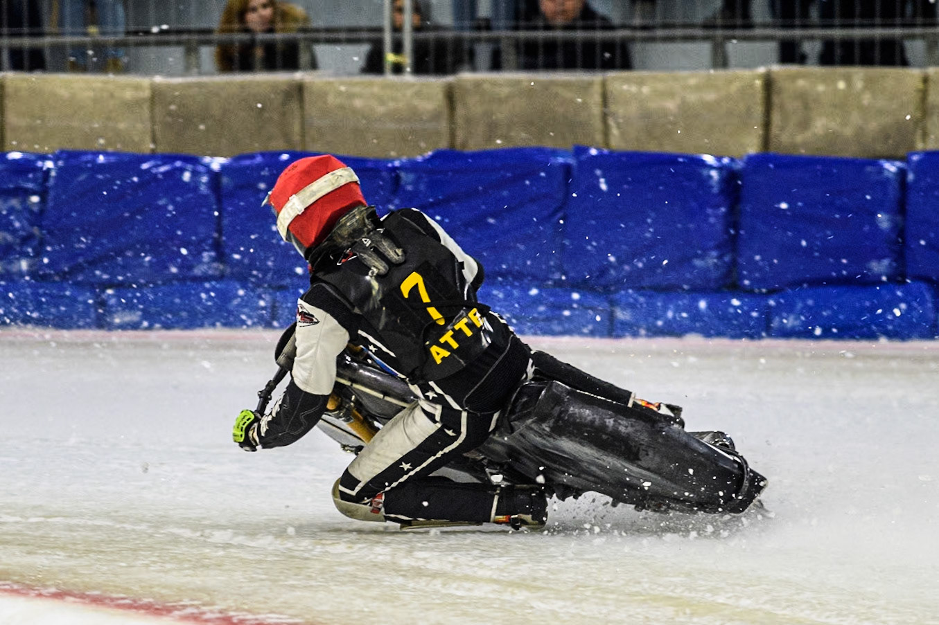 Atte Suolammi of Finland in action during the Roelof Thijs Bokaal at Ice Rink Thialf, Heerenveen, The Netherlands on Friday 5th April 2024. (Photo: Ian Charles | MI News)