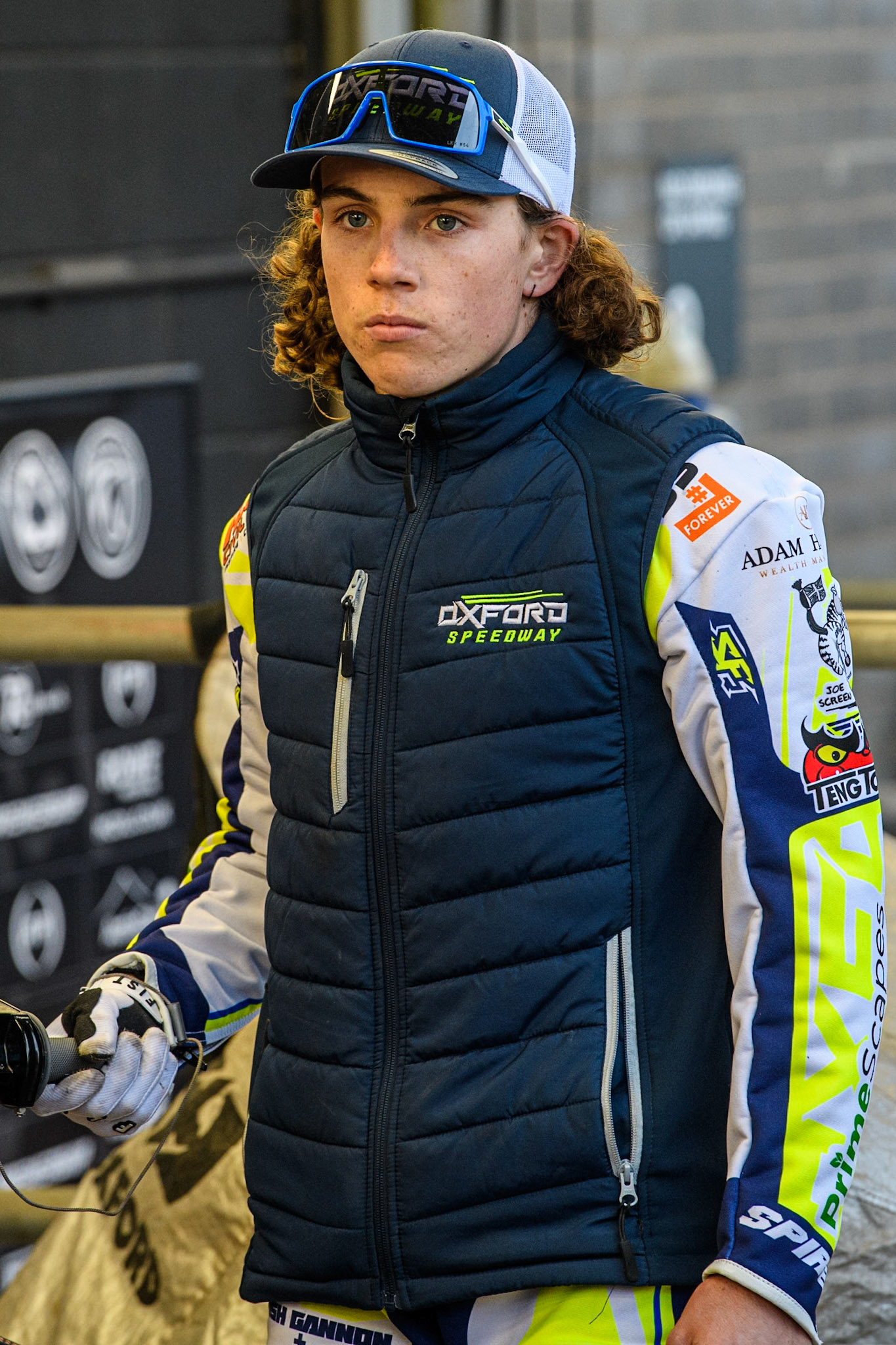Oxford Spires' Luke Killeen during the Rowe Motor Oil Premiership match between Belle Vue Aces and Oxford Spires at the National Speedway Stadium, Manchester on Monday 14th April 2025. (Photo: Ian Charles | MI News)