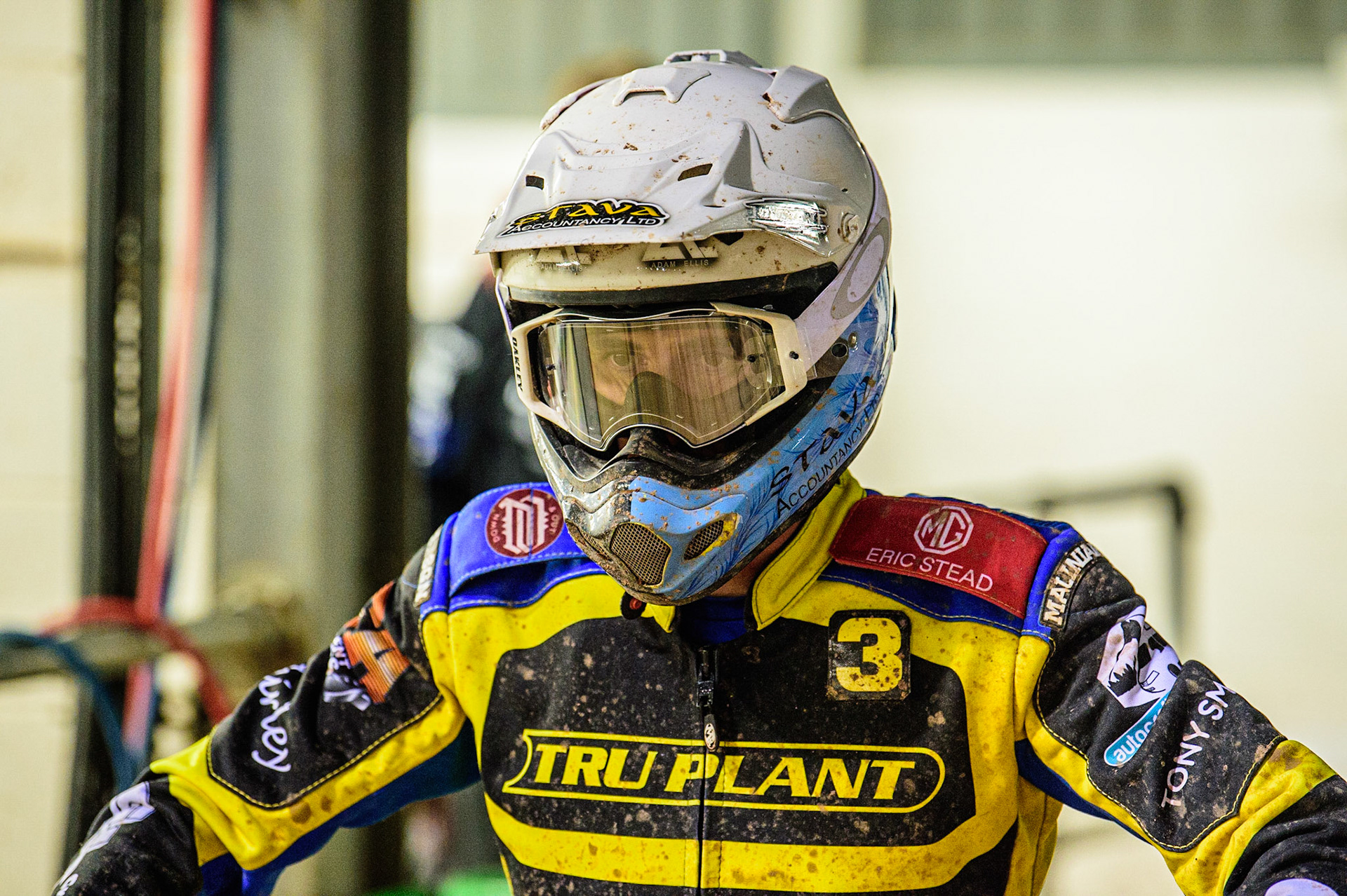 Adam Ellis  during the SGB Premiership match between Belle Vue Aces and Sheffield Tigers at the National Speedway Stadium, Manchester on Monday 27th March 2023. (Photo: Ian Charles | MI News)