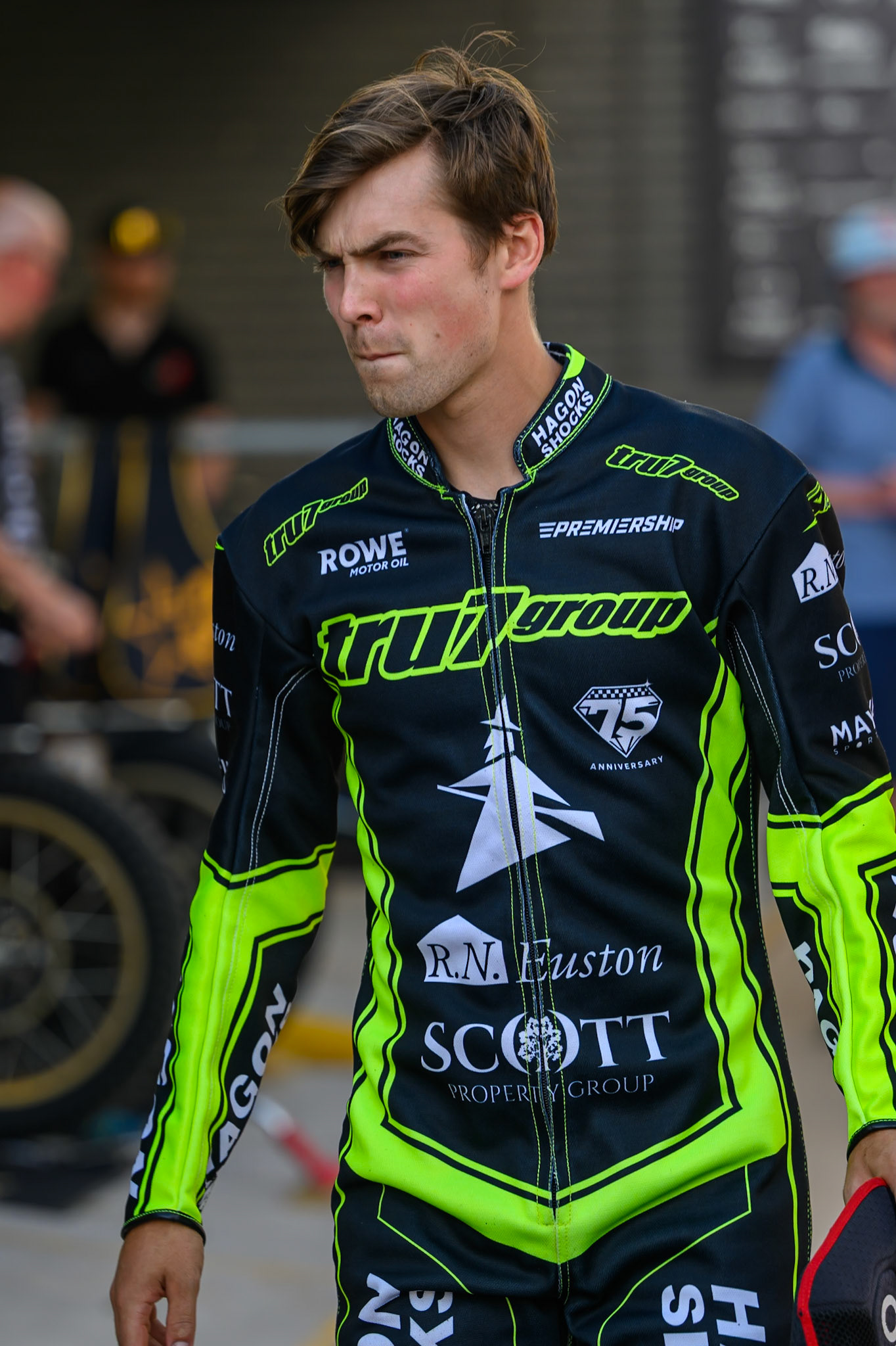 Jason Edwards of Ipswich Witches during the Rowe Motor Oil Premiership match between Belle Vue Aces and Ipswich Witches at the National Speedway Stadium, Manchester on Saturday 20th June 2026. (Photo: Ian Charles | MI News)