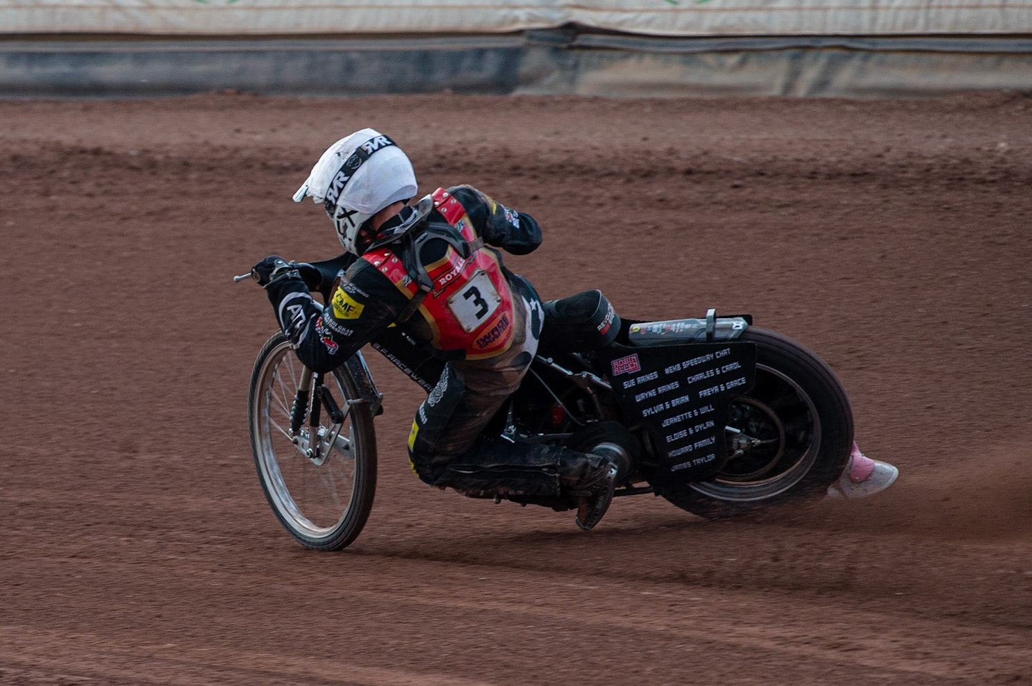 MANCHESTER, UK. JULY 2ND  Daniel Gilkes in action  for the Kent Iwade Garage Royals during the National Development League match between Belle Vue Colts and Kent Royals at the National Speedway Stadium, Manchester on Friday 2nd July 2021. (Credit: Ian Charles | MI News)