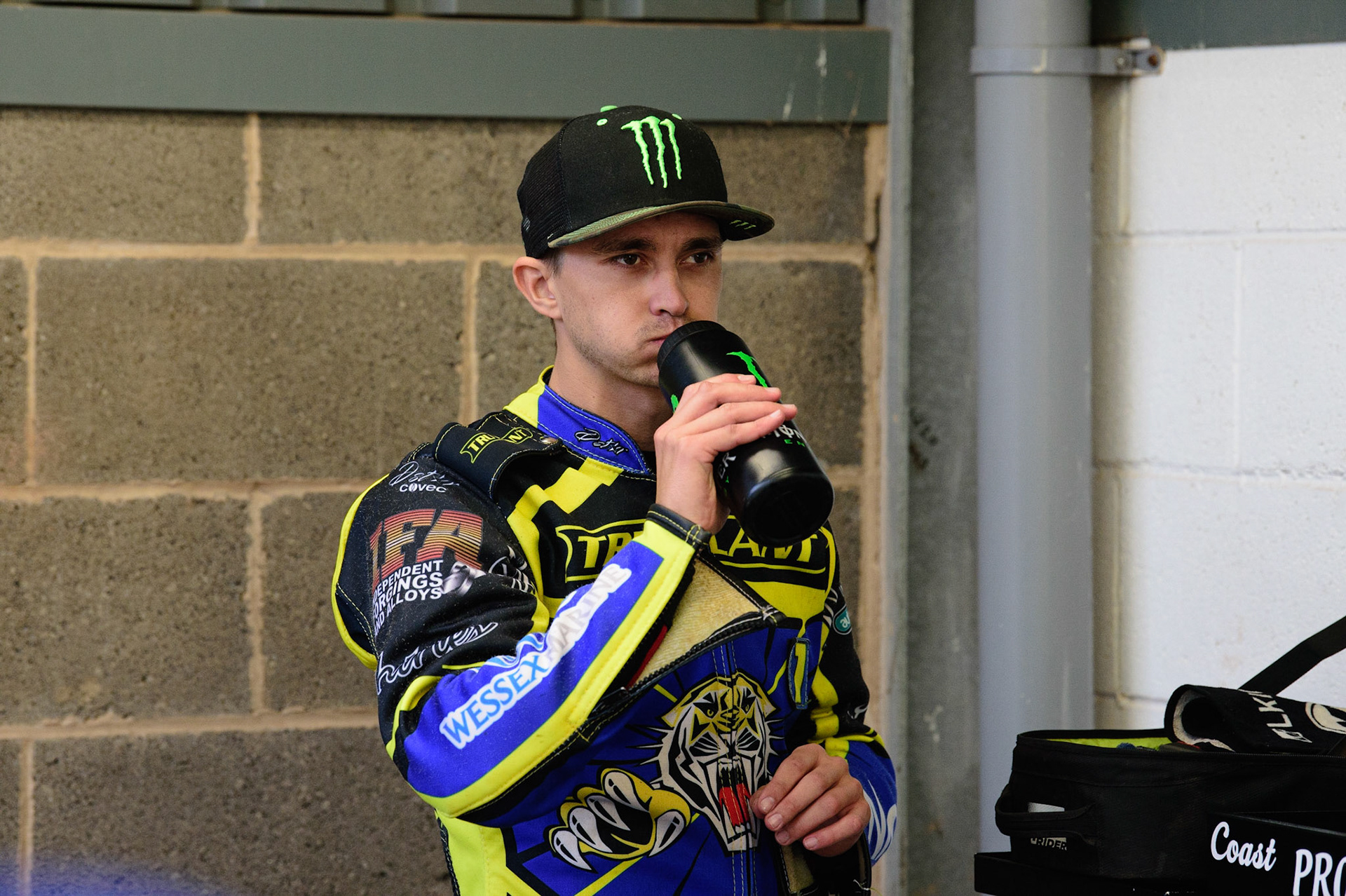 MANCHESTER, UK. JUL 5TH  Jack Holder  - Sheffield TruPlant Tigers   during the SGB Premiership match between Belle Vue Aces and Sheffield Tigers at the National Speedway Stadium, Manchester on Tuesday 5th July 2022. (Credit: Ian Charles | MI News)