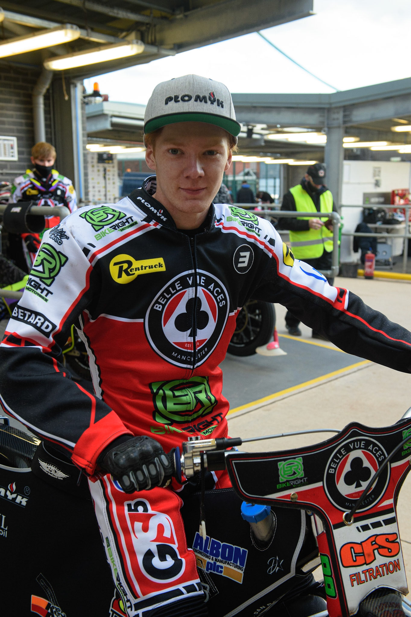 Photo: Ian CharlesDan Bewley  - Belle Vue BikeRight Aces Belle Vue Aces v Sheffield Tigers, British Speedway Premier League, National Speedway Stadium, Manchester Monday  17  May  2021