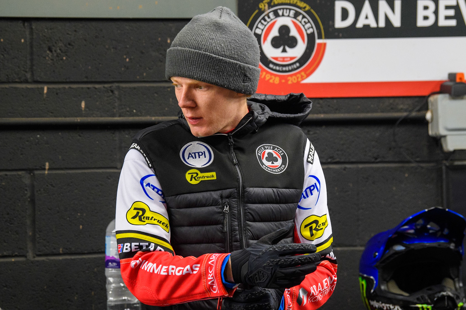 Dan Bewley during the Peter Craven Memorial Trophy at the National Speedway Stadium, Manchester on Monday 17th March 2025. (Photo: Ian Charles | MI News)