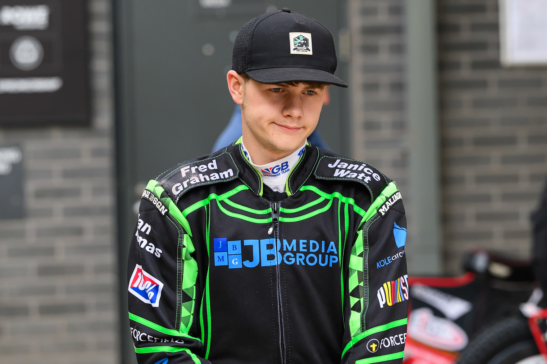 Kings Lynn Stars' Luke Harrison during the Rowe Motor Oil Premiership match between Belle Vue Aces and King's Lynn Stars at the National Speedway Stadium, Manchester on Monday 23rd June 2025. (Photo: Ian Charles | MI News)