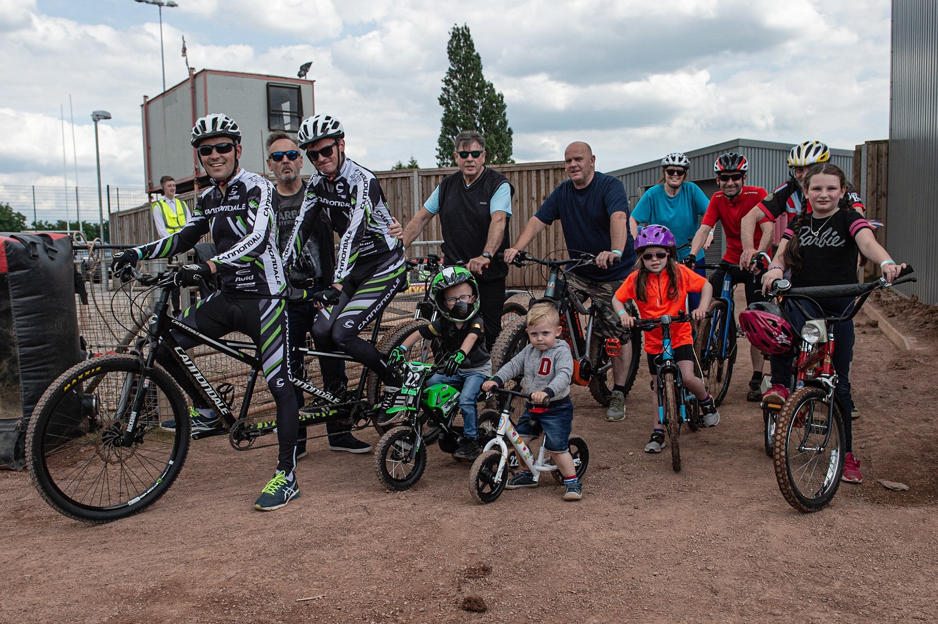 Photo: Ian Charles

Ricky Ashworth prepares to lead out the cyclists taking part in the Big Cycle

Summer Speed Saturday & British Youth Speedway Championship Round 5, National Speedway Stadium, Manchester, Saturday 22 June 2019