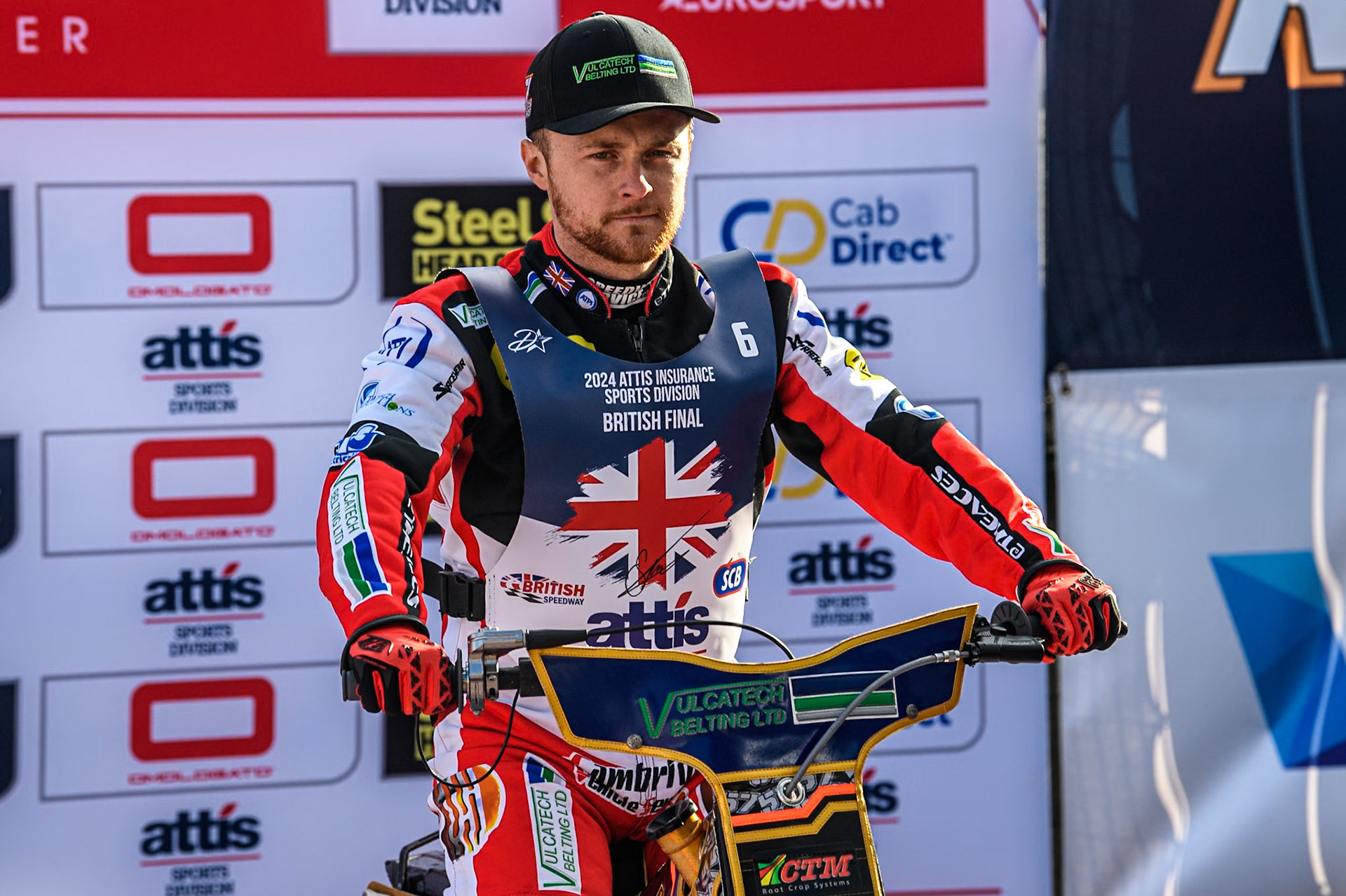 Connor Mountain during the Attis Insurance Sports Division British Speedway Championship Final at the National Speedway Stadium, Manchester on Saturday 8th June 2024. (Photo: Ian Charles | MI News)