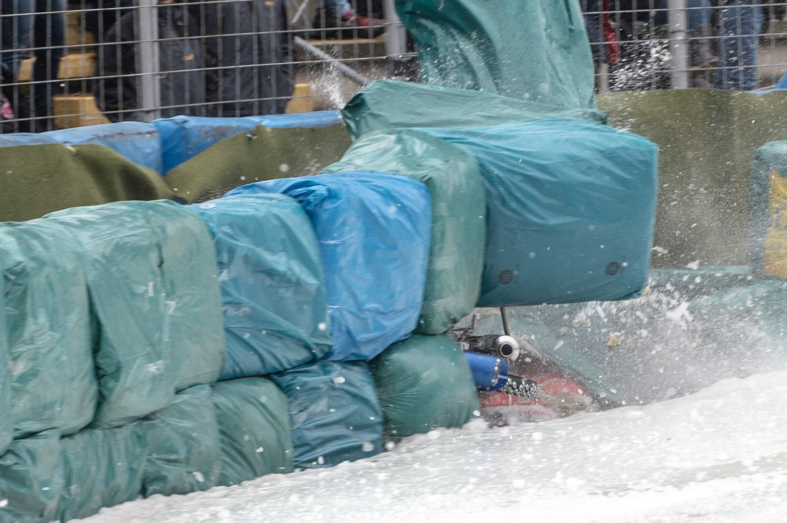 Photo: Ian Charles

Nikita Toloknov (383) spins out on the wet ice

FIM Ice Speedway Gladiators World Championship, Final 3.2, Horst-Dohm Eisstadion, Berlin, Germany Sunday  3  March  2019