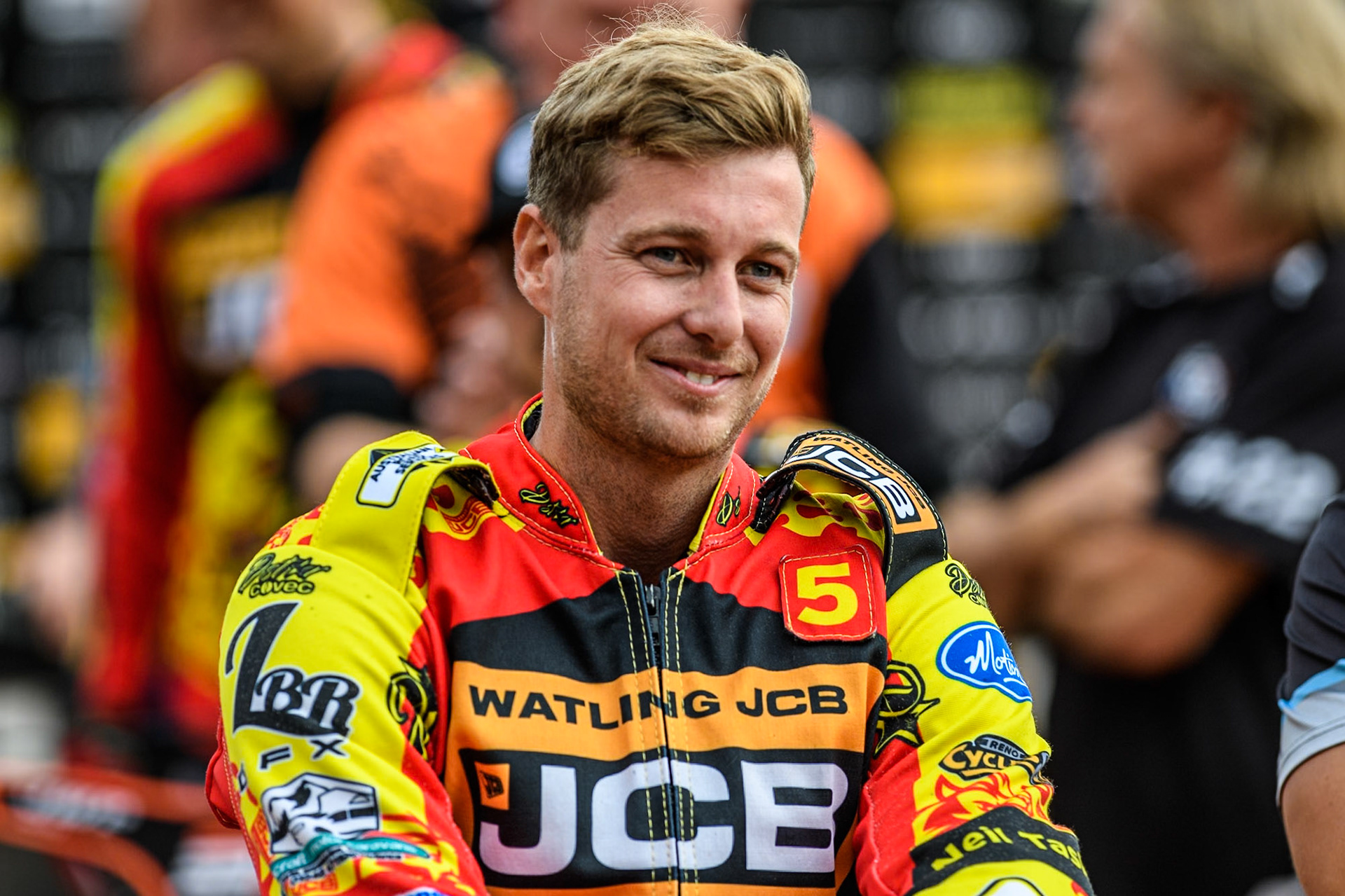 Leicester Lions' Ryan Douglas during the Rowe Motor Oil Premiership match between Leicester Lions and Belle Vue Aces at the Pidcock Motorcycles Arena, Leicester on Thursday 25th July 2024. (Photo: Ian Charles | MI News)