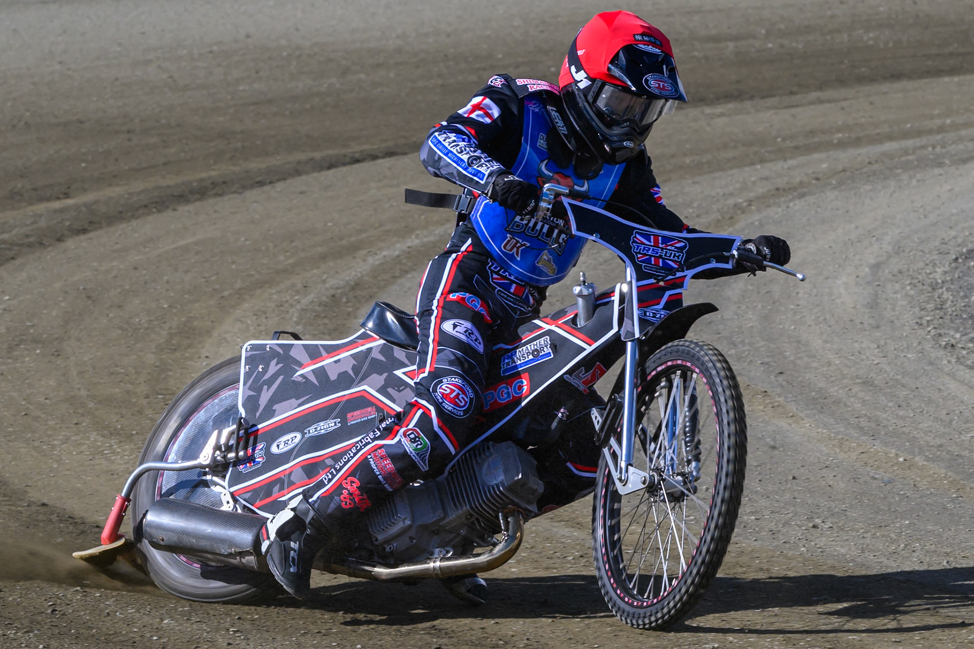 Jack Shimelt of Buxton Bulls  in action during the Regina Chains Fours at Buxton Speedway, Buxton on Sunday 5th April 2026. (Photo: Ian Charles | MI News)
