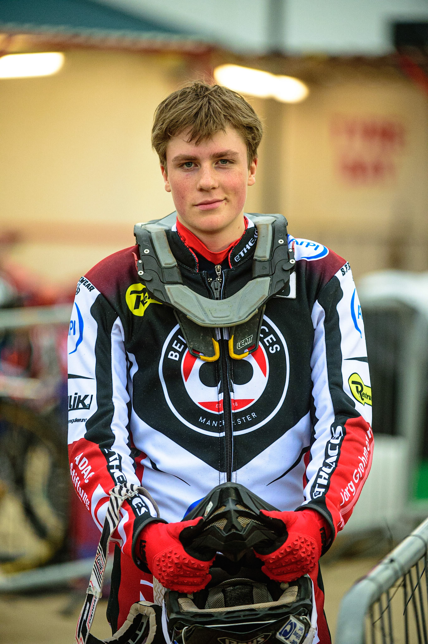 PETERBOROUGH, UK. MAY 9TH  Norick Blödorn  during the SGB Premiership match between Peterborough Panthers and Belle Vue Aces at East of England Showground, Peterborough on Monday 9th May 2022. (Credit: Ian Charles | MI News)