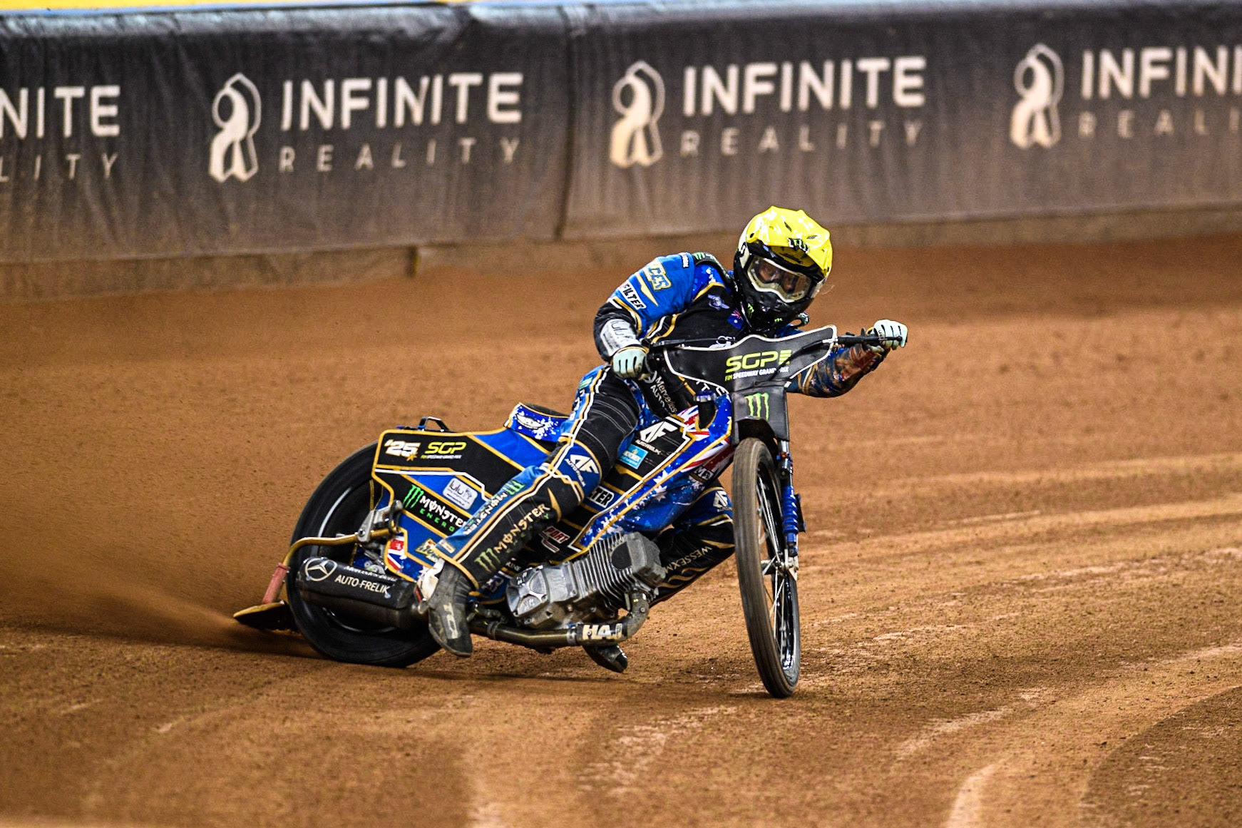 Jack Holder (25) in action during the FIM Speedway Grand Prix of Great Britain at the Principality Stadium, Cardiff on Saturday 2nd September 2023. (Photo: Ian Charles | MI News)