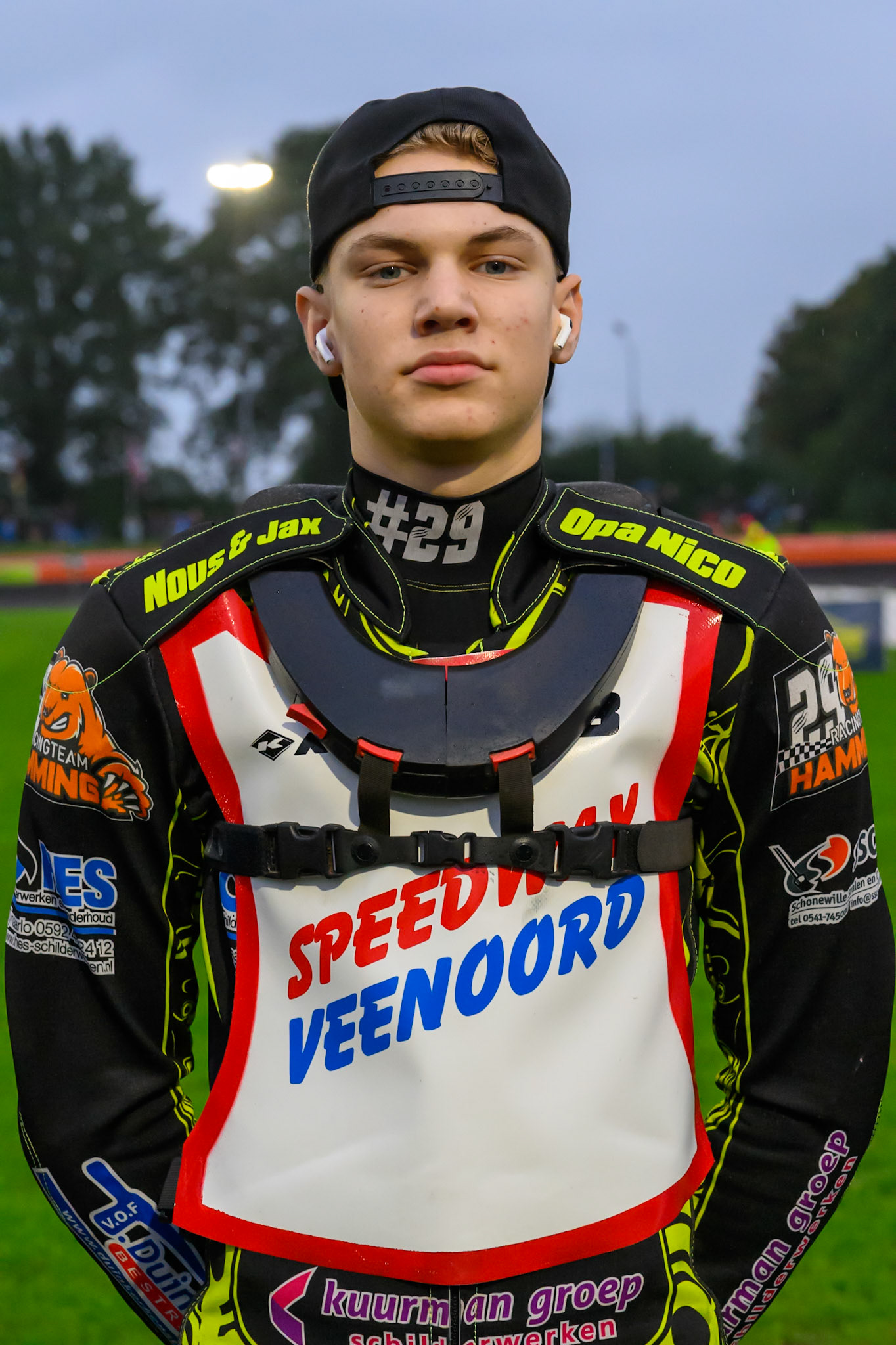 Dominic Hamming of The Netherlands during the Gouden KENNY Helm at Speedway Veenoord, Veenoord in the Netherlands on Saturday 19th September 2026. (Photo: Ian Charles | MI News)