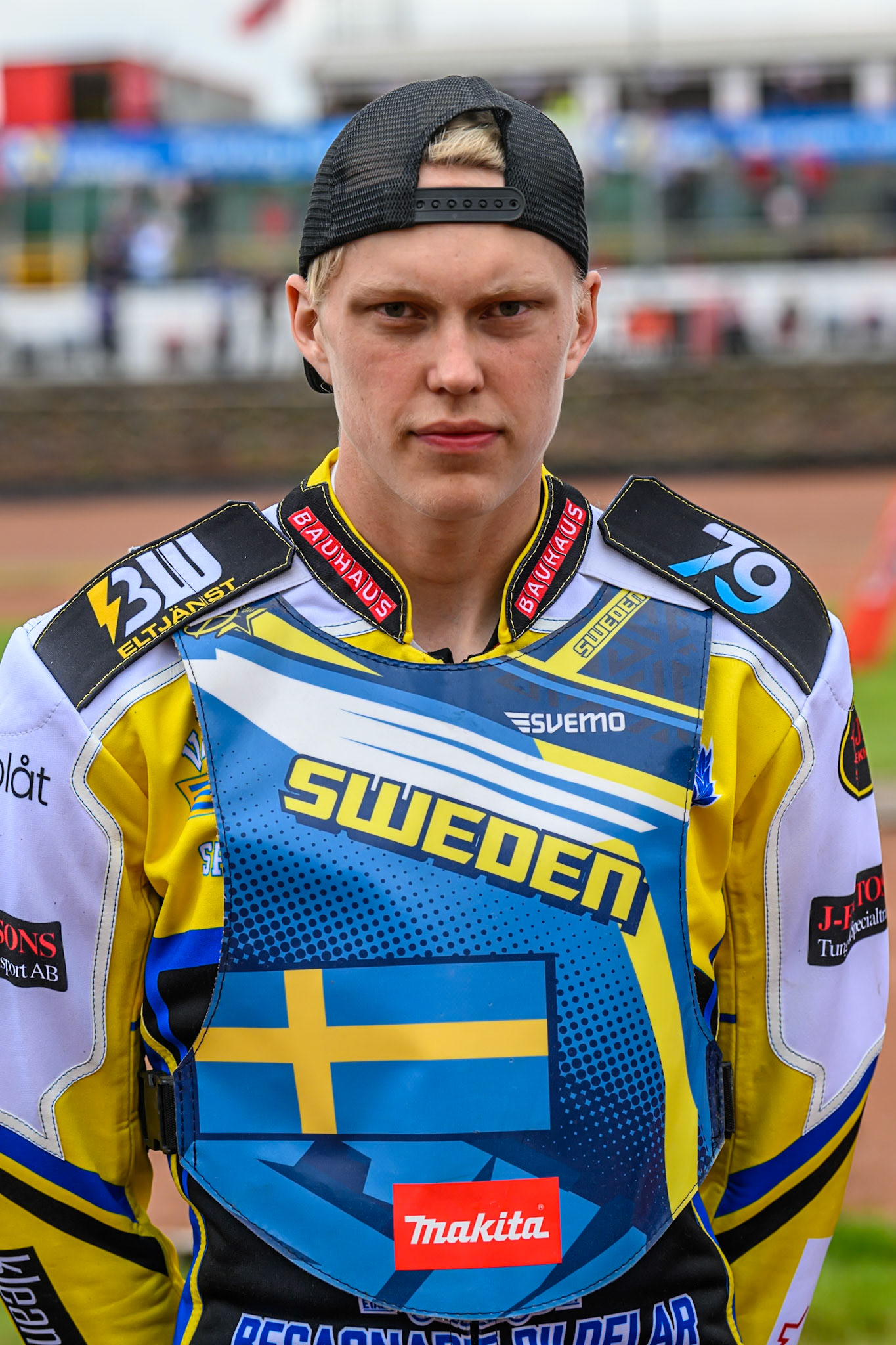 Noel Wahlquist of Sweden during the FIM SGP2 Qualifying Round at the Peugeot Ashfield Stadium in Glasgow on Saturday 24th May 2025. (Photo: Ian Charles | MI News)