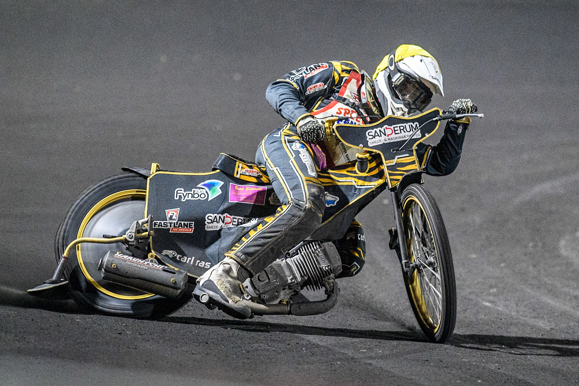 Victor Larsen of Denmark in action during the Golden JOPA Helmet at Sportpark Veenoord, Veenoord, Netherlands on Saturday 21st September 2024. (Photo: Ian Charles | MI News)