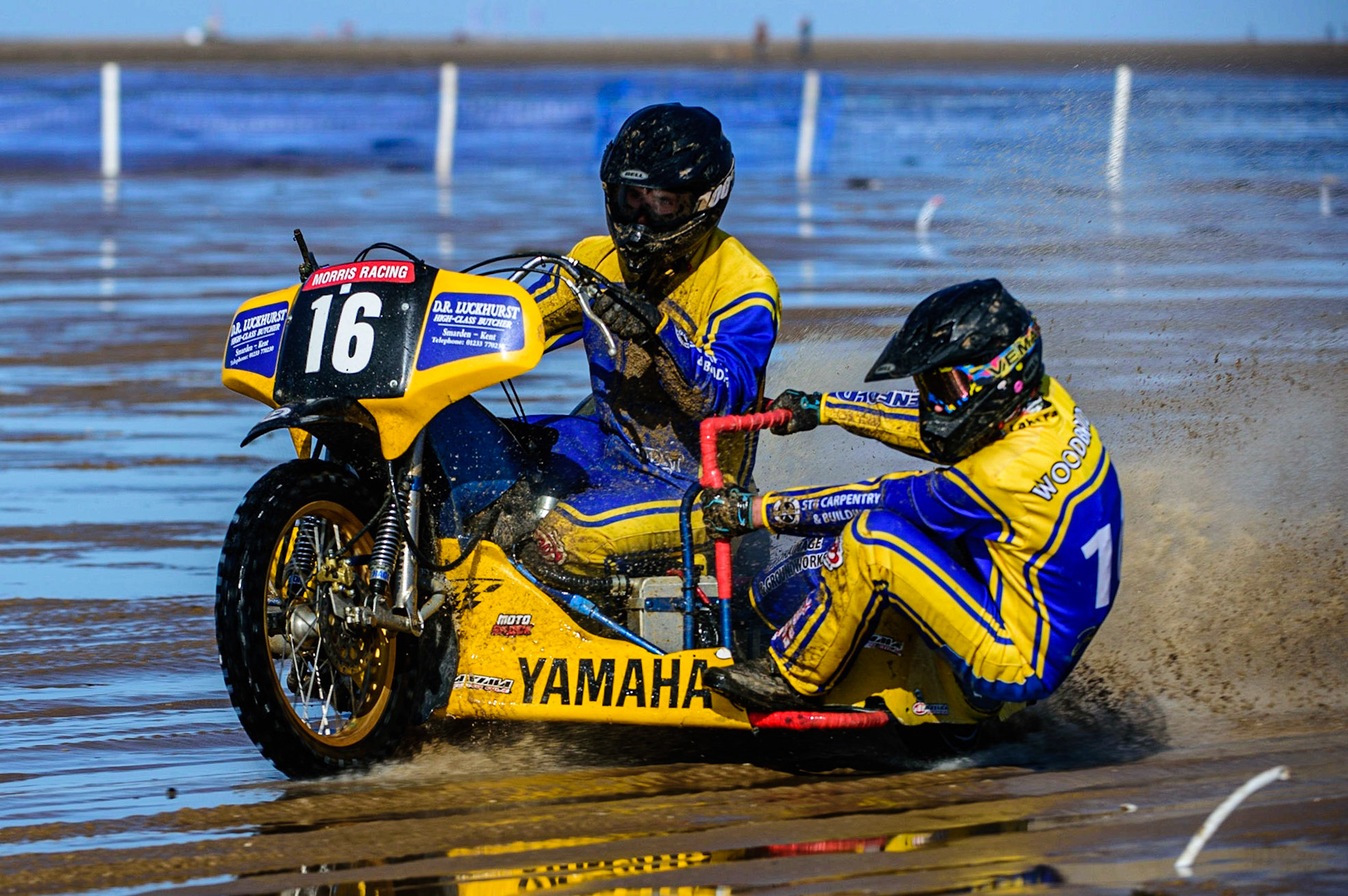 Josh Penfold &amp; Dan Woodbridge (16) during the Fylde ACU British Sand Racing Masters Championship on  Sunday 2nd October 2022. (Credit: Ian Charles | MI News)
